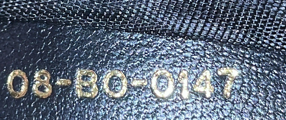 Diorama Wallet on Chain Studded Leather - Deep Luxury