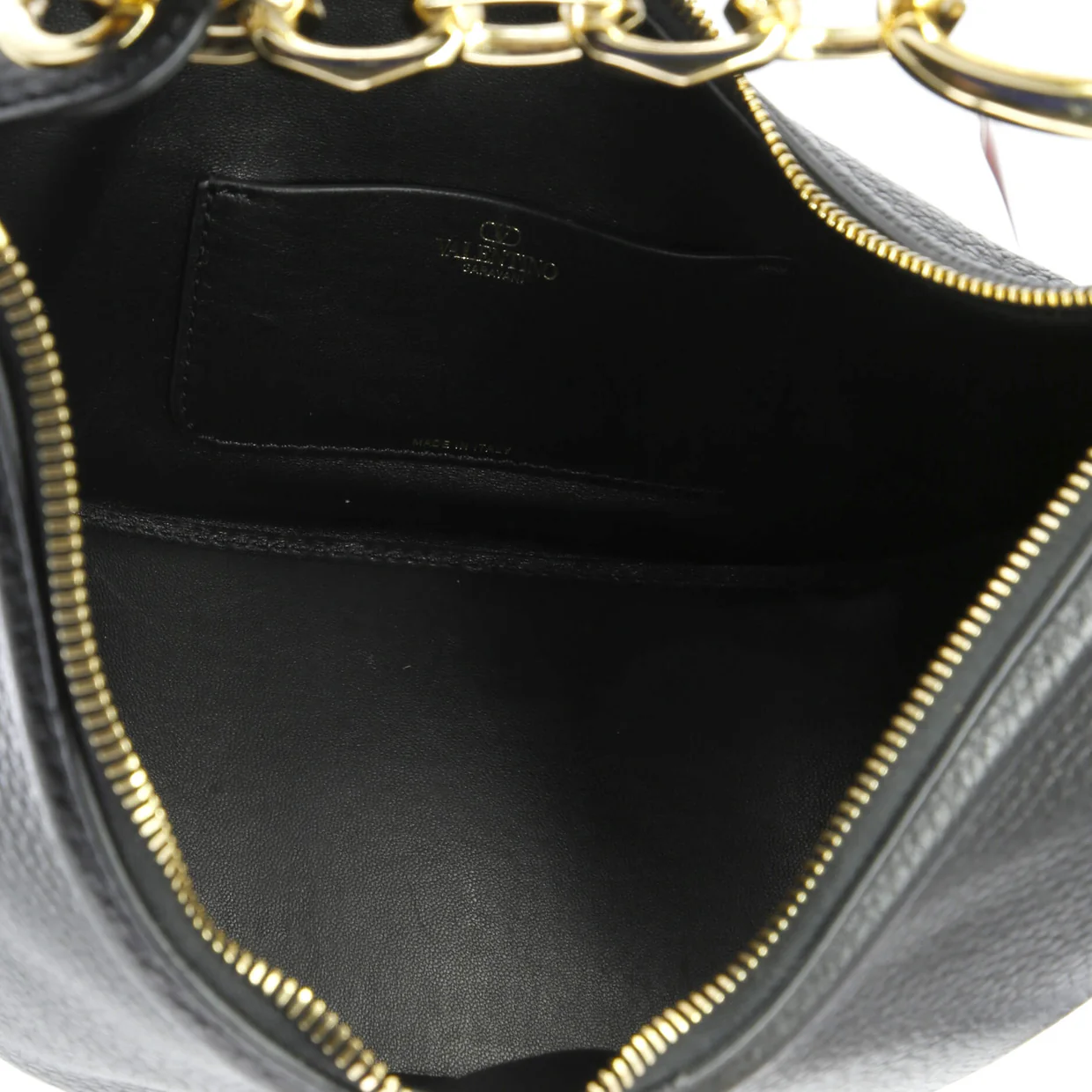 Vlogo Moon Hobo Leather Small - Deep Luxury