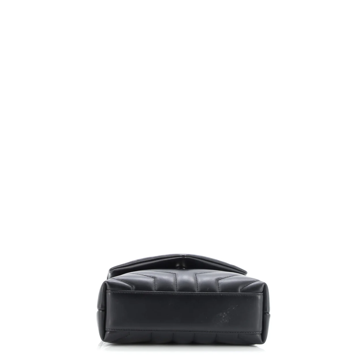 Loulou Shoulder Bag Matelasse Chevron Leather Toy - Deep Luxury