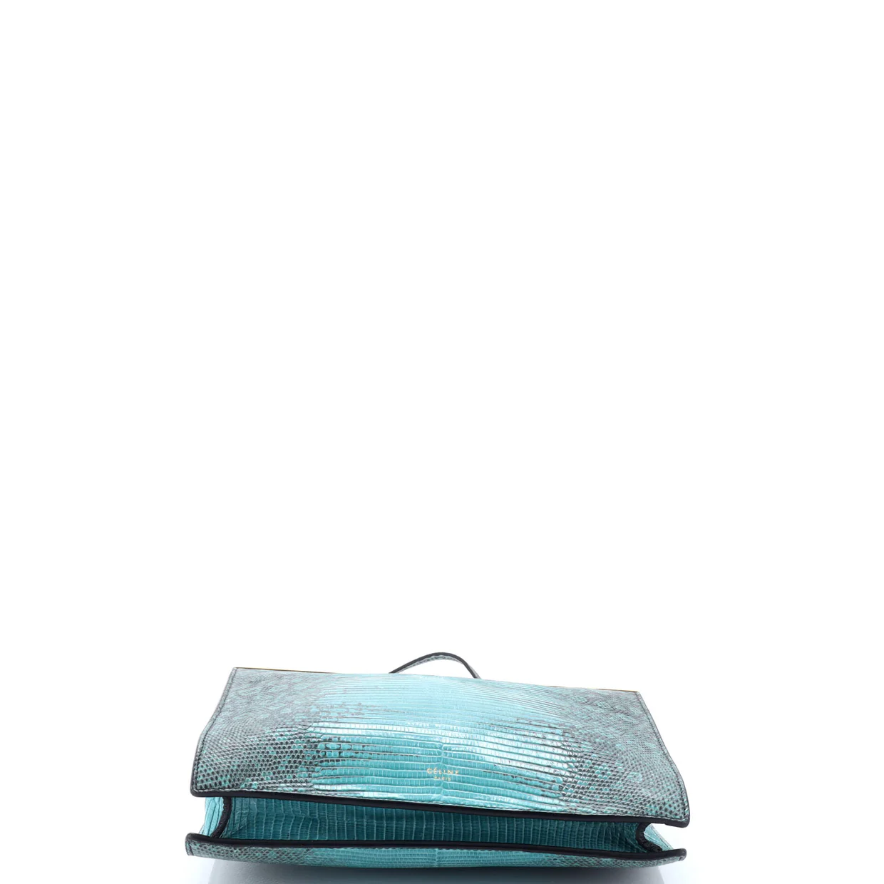 Clasp Crossbody Bag Lizard Mini - Deep Luxury