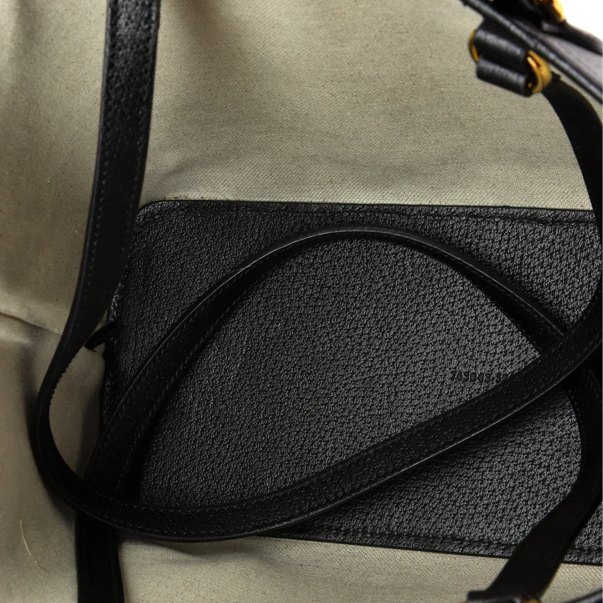 Ophidia Top Handle Shopping Tote Leather Small - Deep Luxury