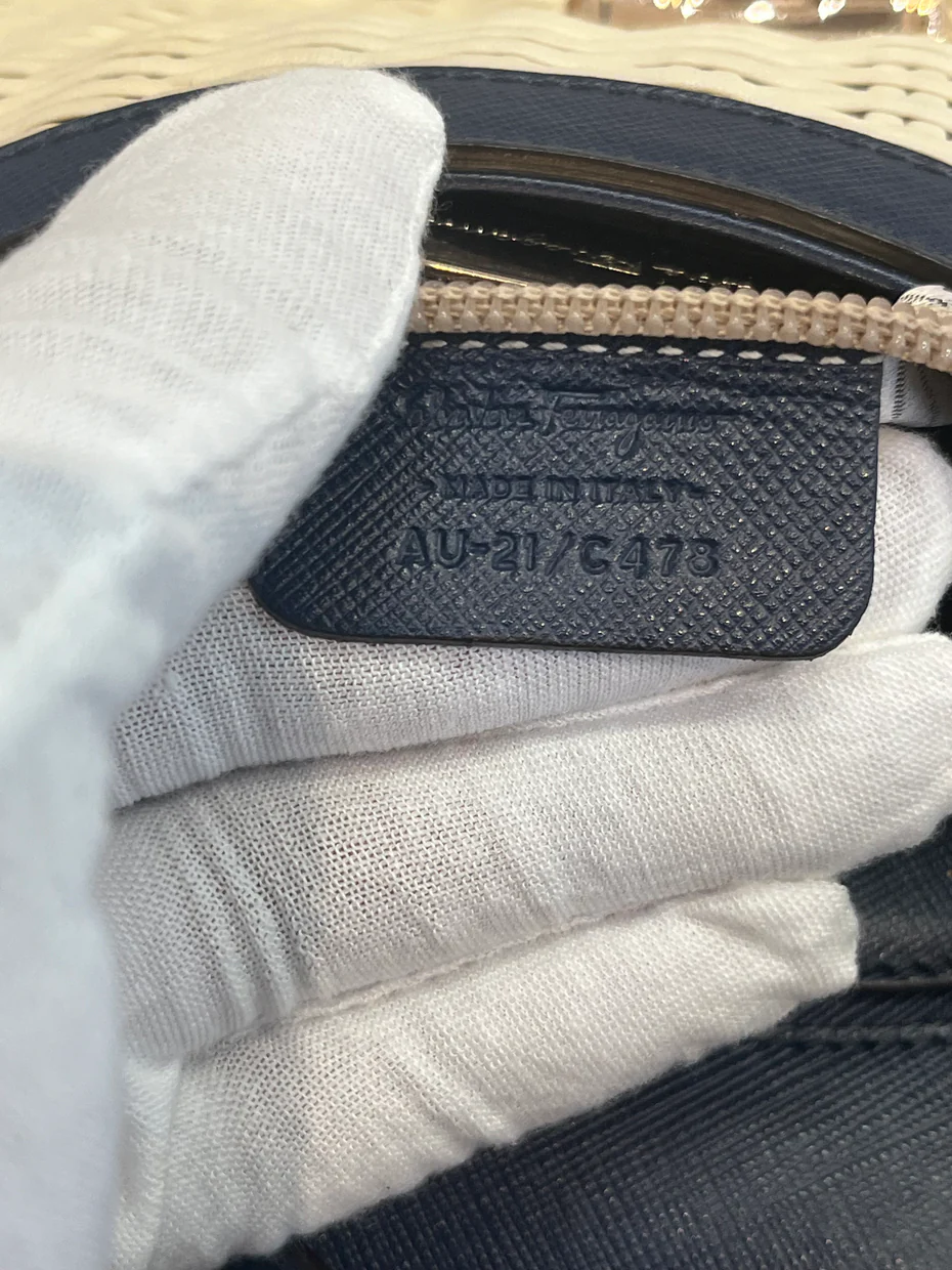 Gancini Flip Lock Hobo Woven Leather - Deep Luxury