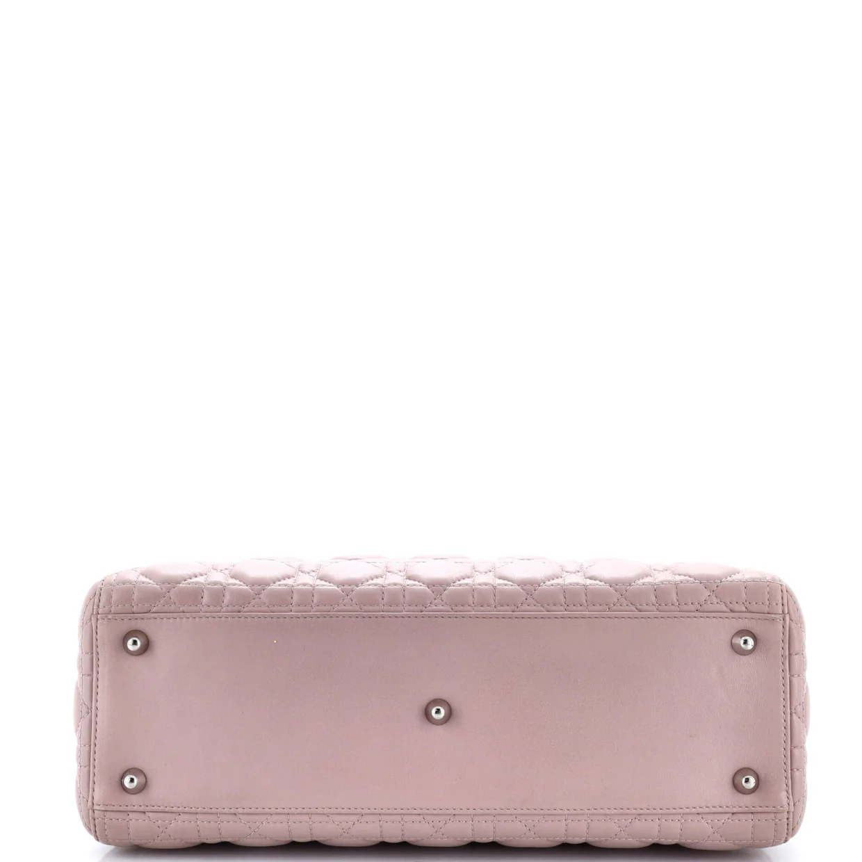 Lady Dior Bag Cannage Quilt Lambskin Large - Deep Luxury