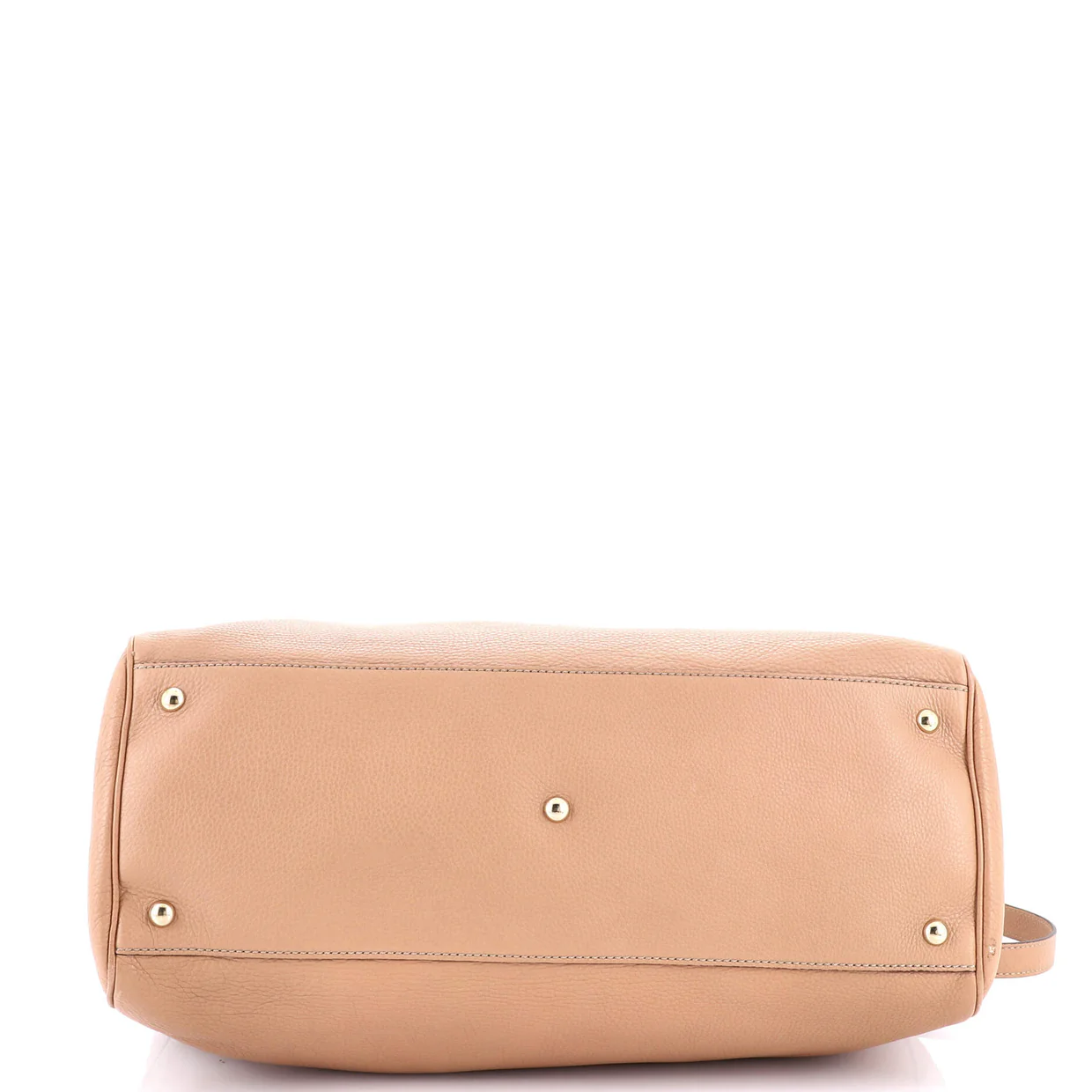 Bamboo Shopper Tote Leather Large - Deep Luxury