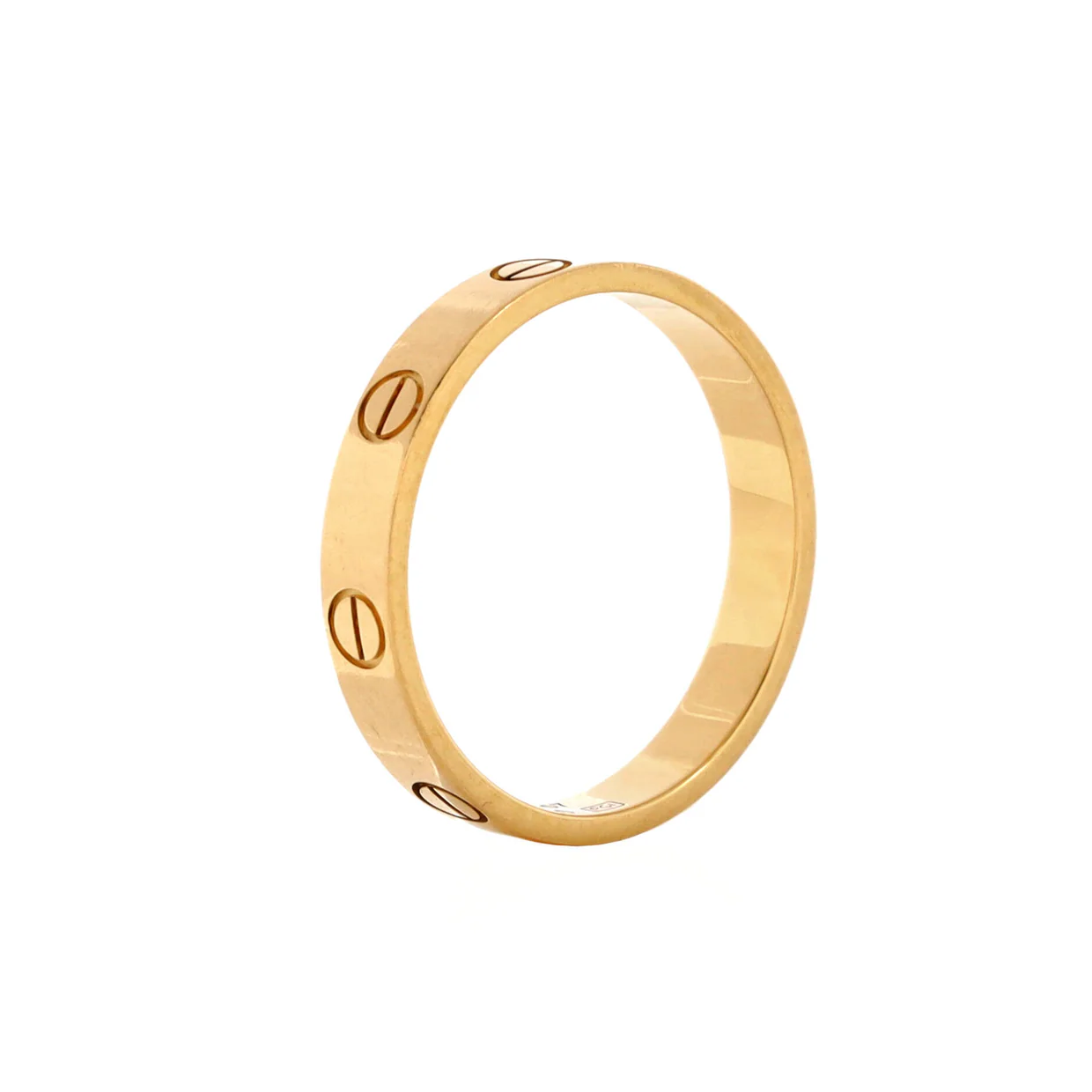 Love Wedding Band Ring 18K Yellow Gold - Deep Luxury