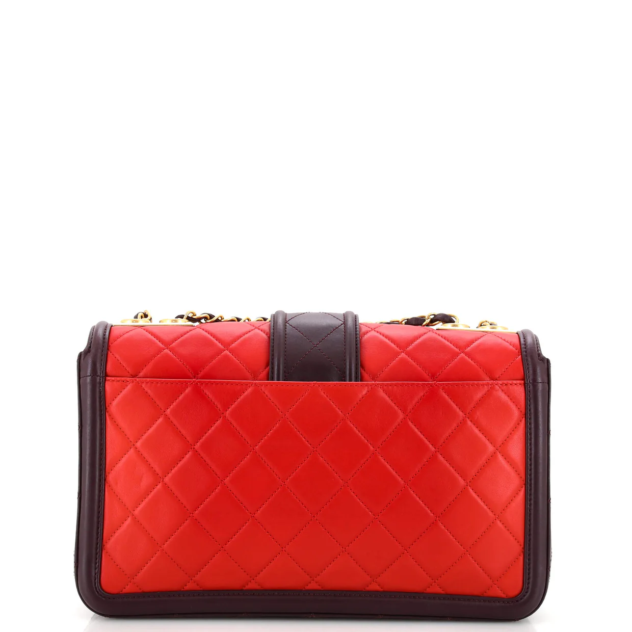 Elegant CC Flap Bag Quilted Lambskin Jumbo - Deep Luxury