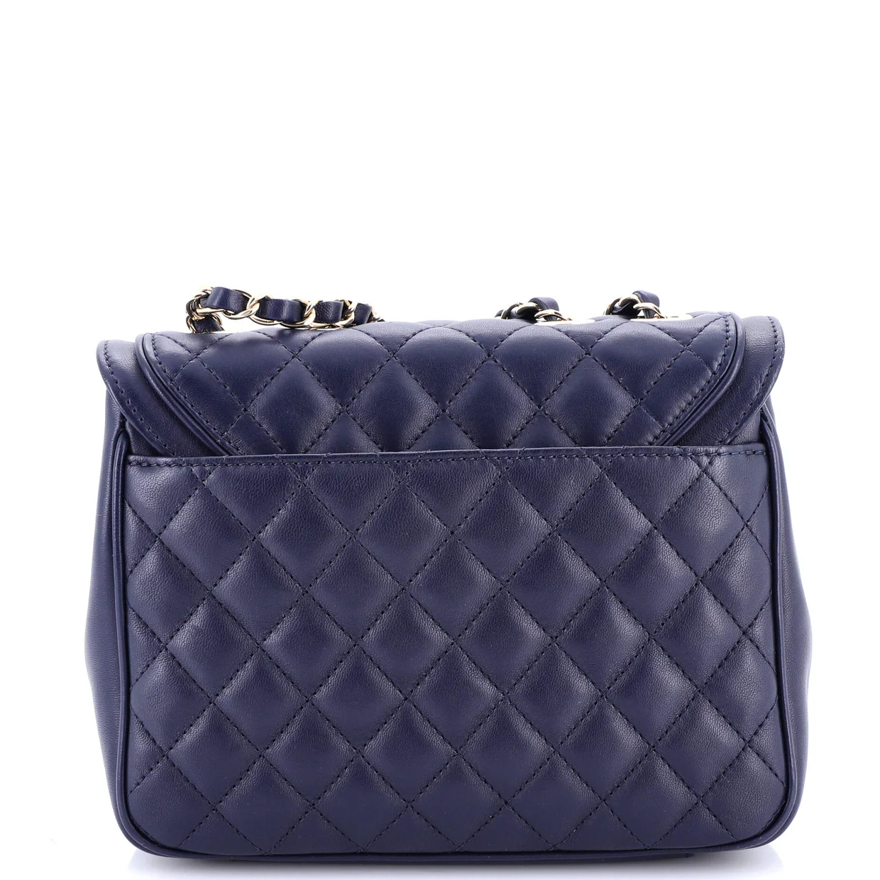 Lovely Day Square Flap Bag Quilted Lambskin Medium - Deep Luxury