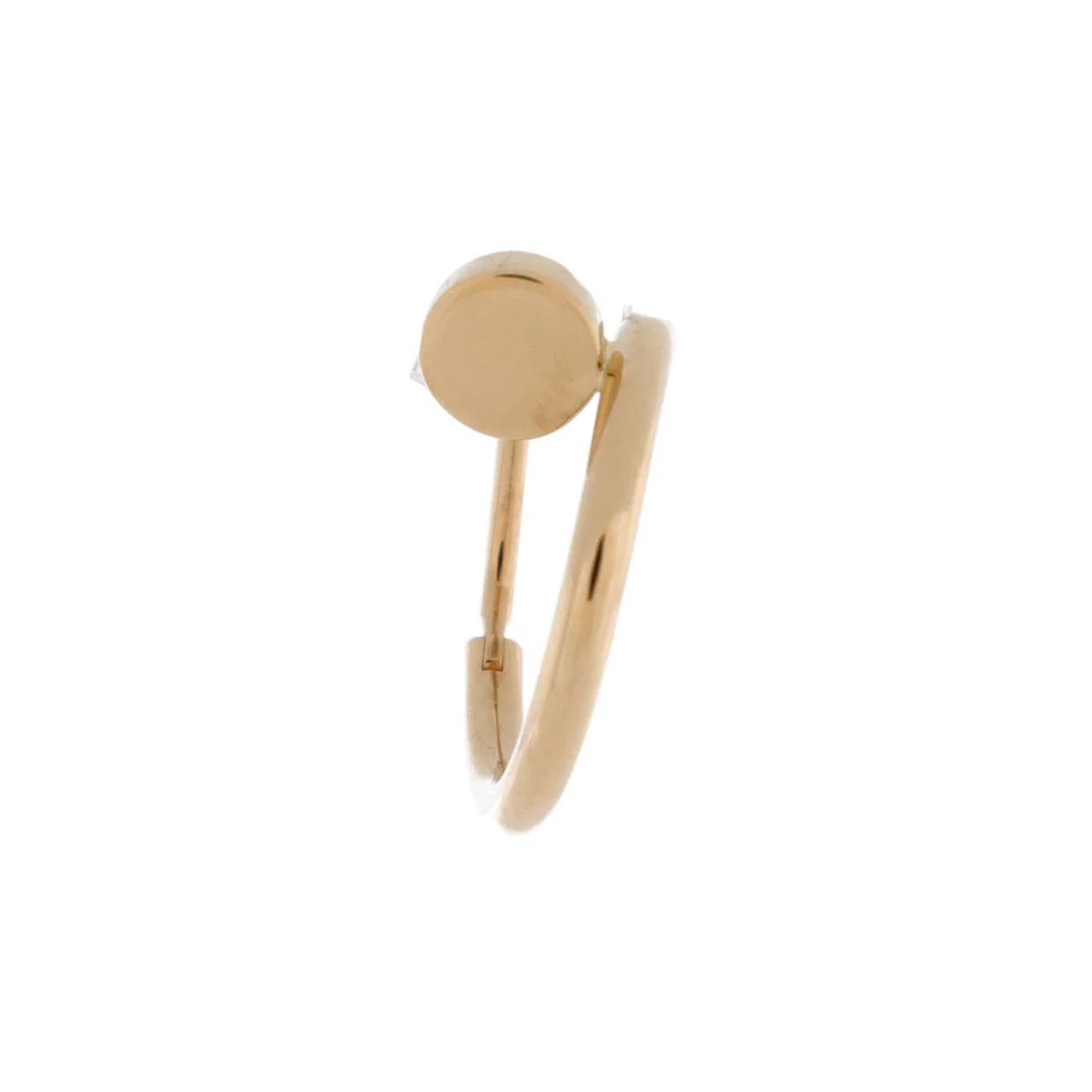 Juste un Clou Single Hoop Earring Earrings 18K Yellow Gold Small - Deep Luxury