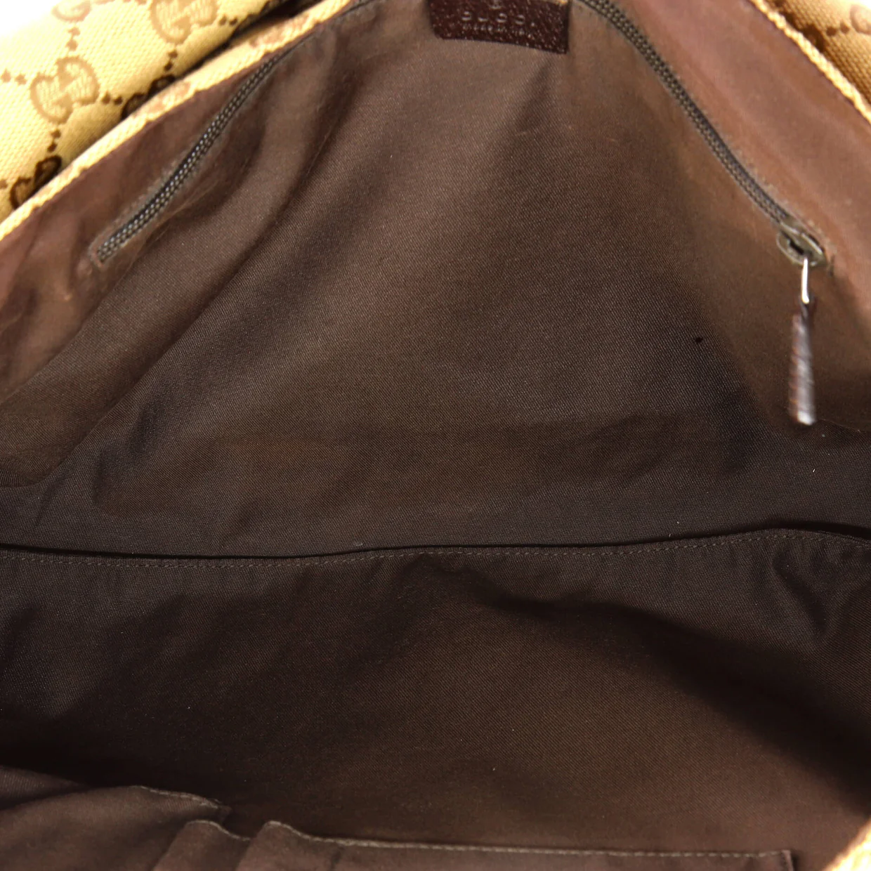 Flap Messenger Bag GG Canvas Large - Deep Luxury