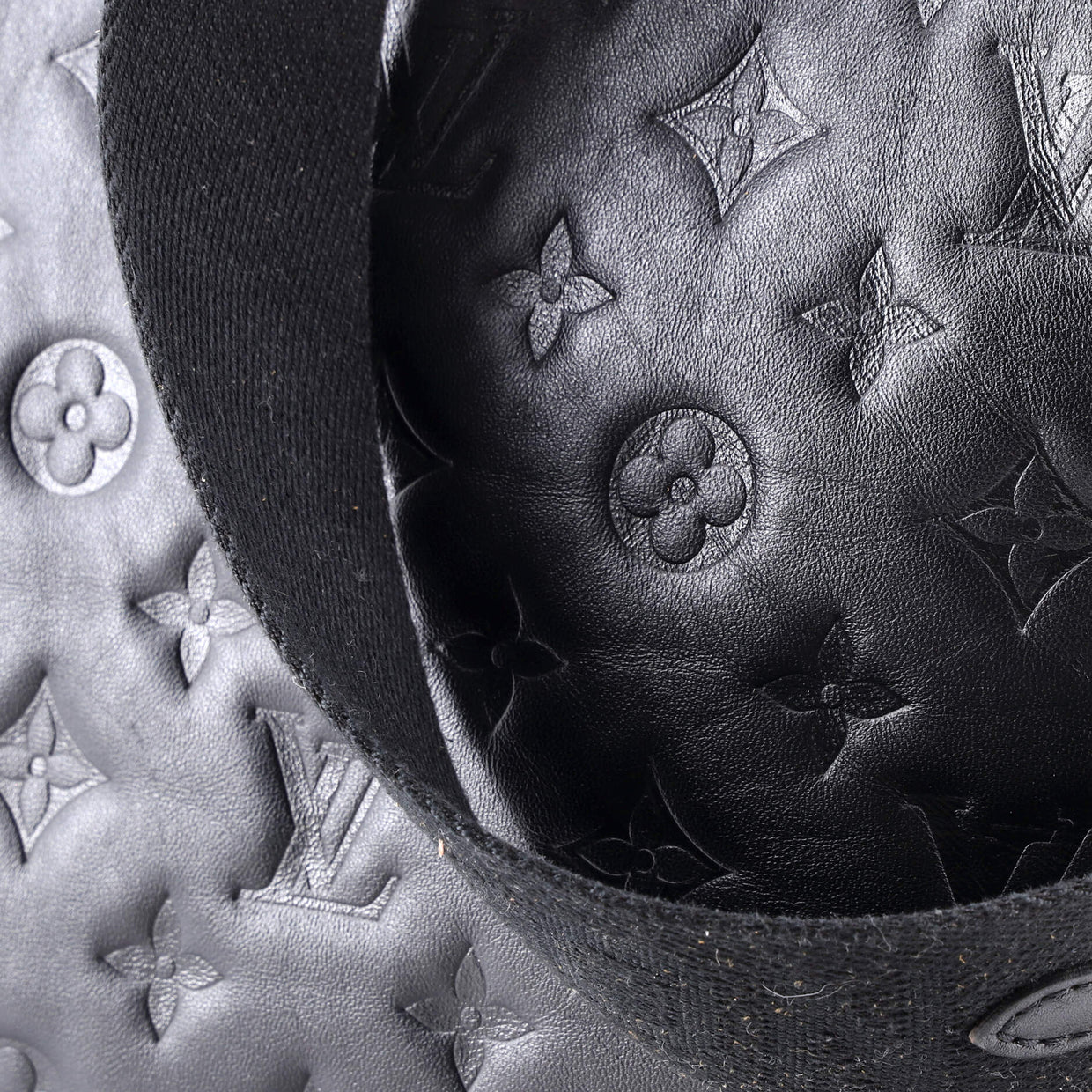 Coussin Bag Monogram Embossed Lambskin MM - Deep Luxury