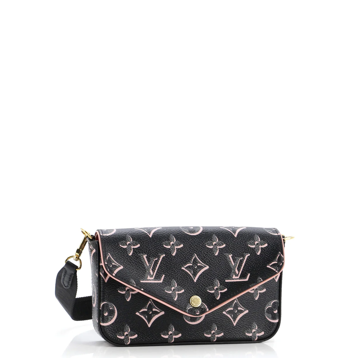 Felicie Strap u0026 Go Handbag Fall for You Monogram Canvas - Deep Luxury