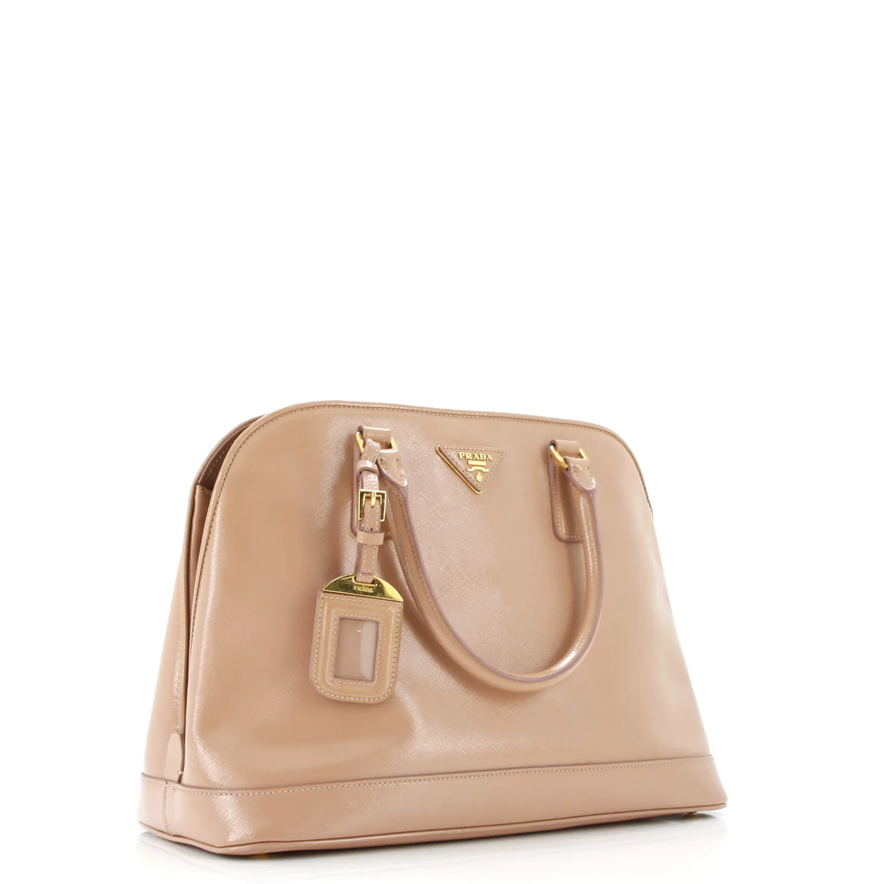 Open Promenade Bag Vernice Saffiano Leather Large - Deep Luxury