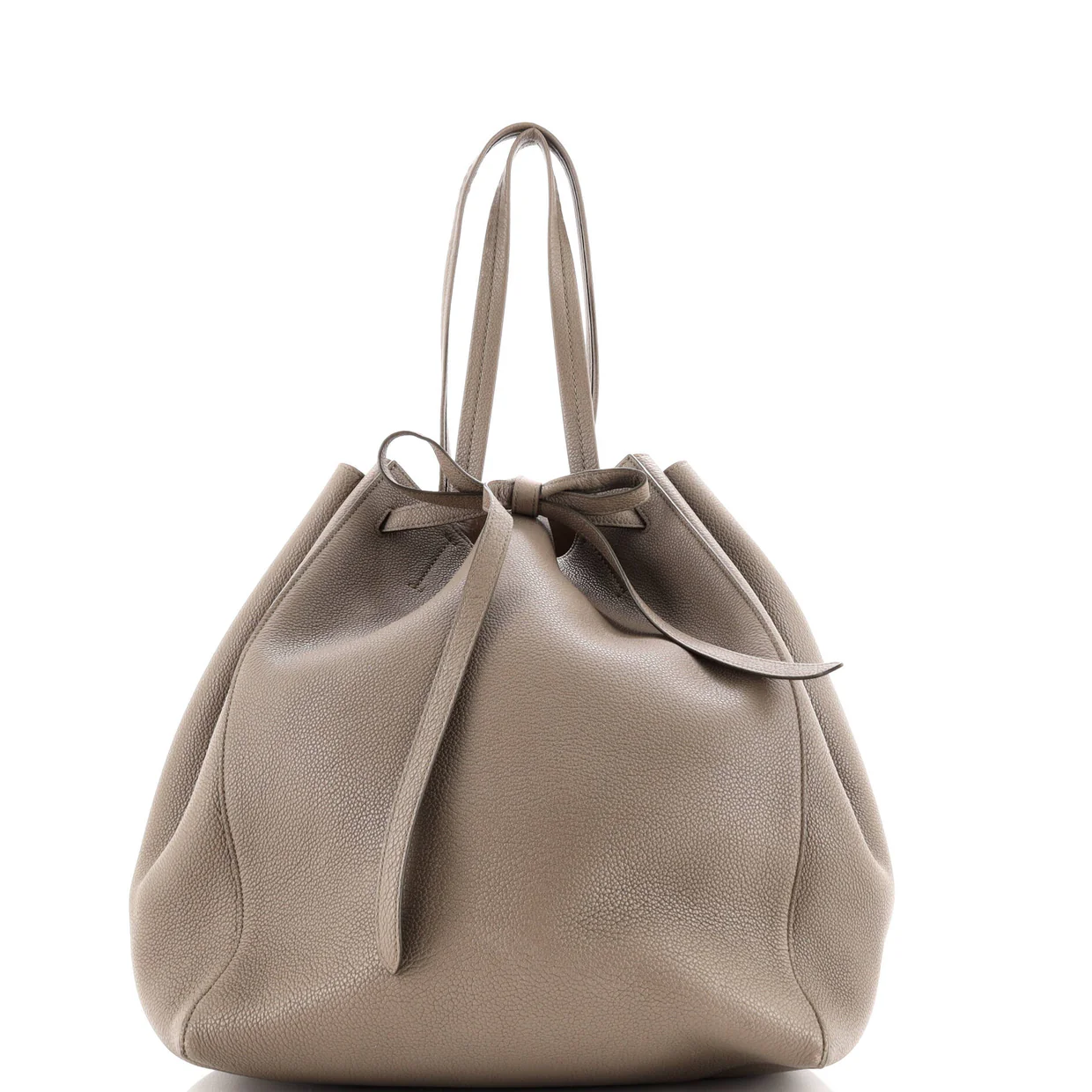 Phantom Tie Cabas Tote Leather Medium - Deep Luxury