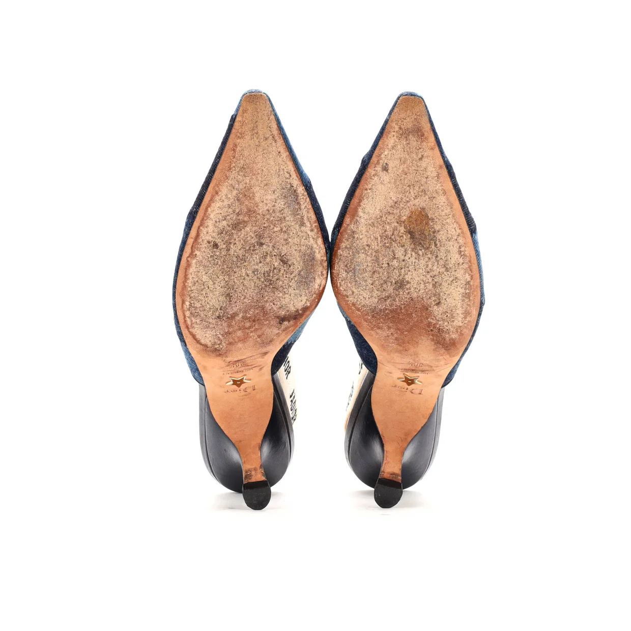 Women's J'Adior Slingback Pumps Patchwork Denim 65 - Deep Luxury