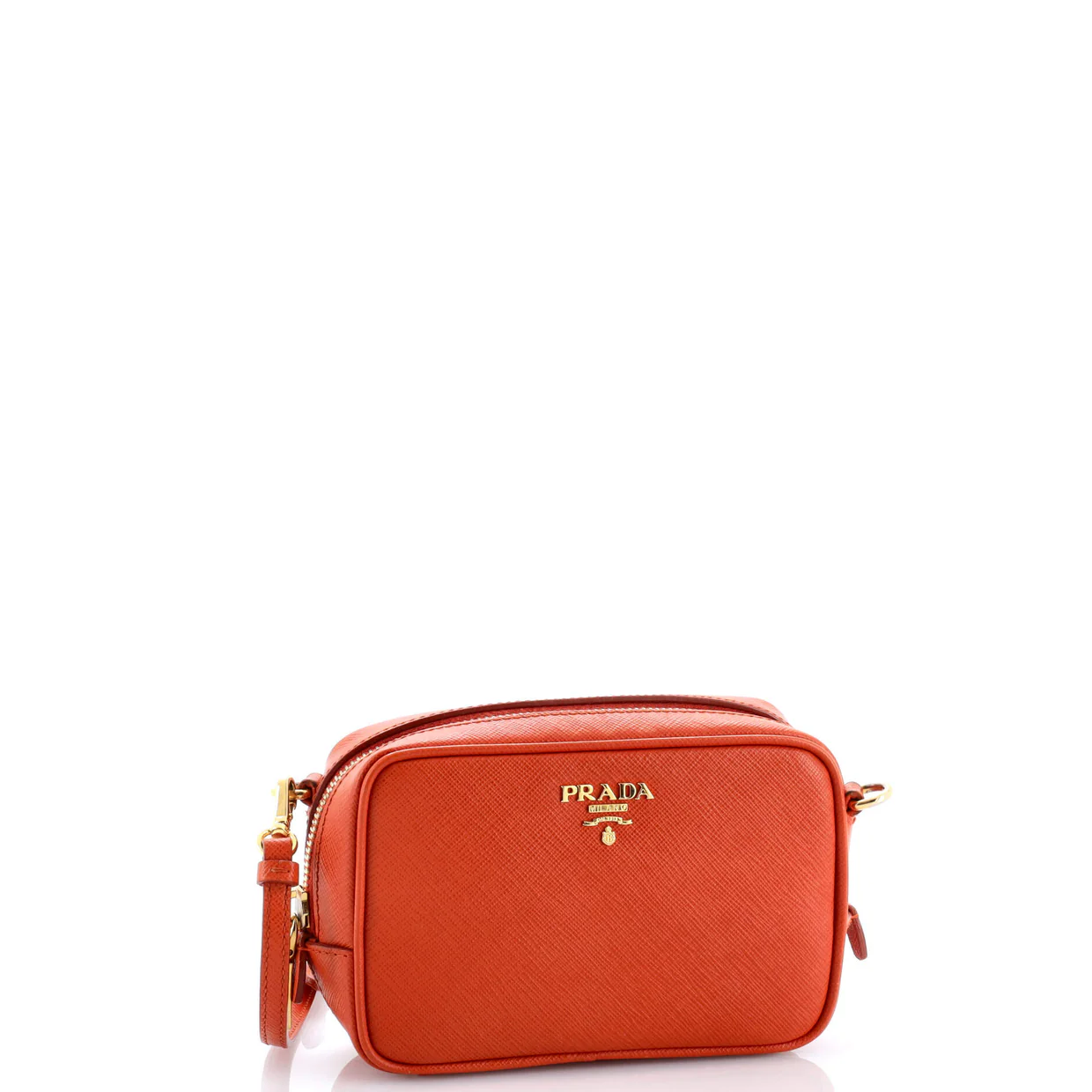 Camera Shoulder Bag Saffiano Leather Mini - Deep Luxury