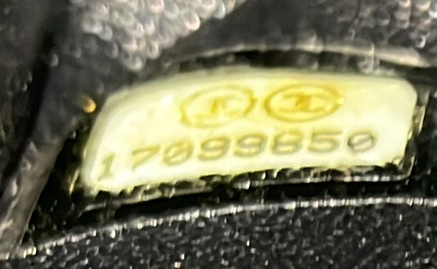 Classic Double Flap Bag Quilted Striated Metallic Patent Jumbo - Deep Luxury