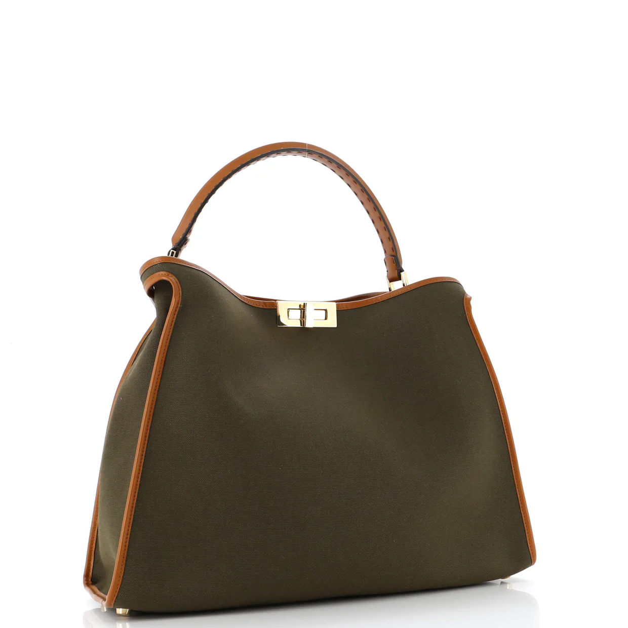 Peekaboo X-Lite Bag Canvas with Leather Large - Deep Luxury