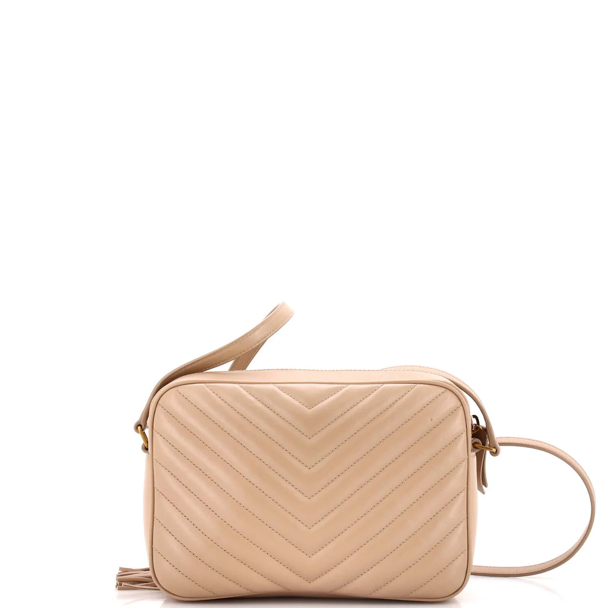 Lou Camera Bag Matelasse Chevron Leather Small - Deep Luxury