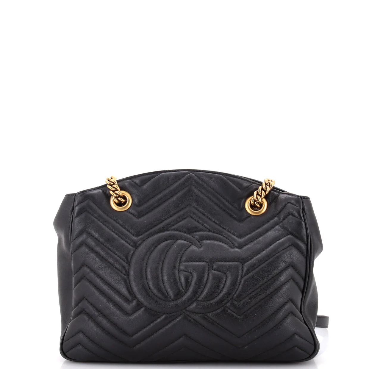 GG Marmont Chain Tote Matelasse Leather Medium - Deep Luxury