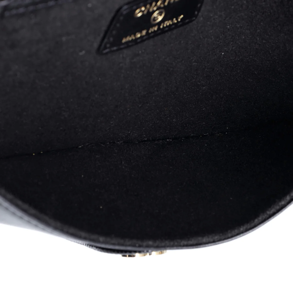 Chain Around Sunglasses Case with Chain Quilted Caviar - Deep Luxury