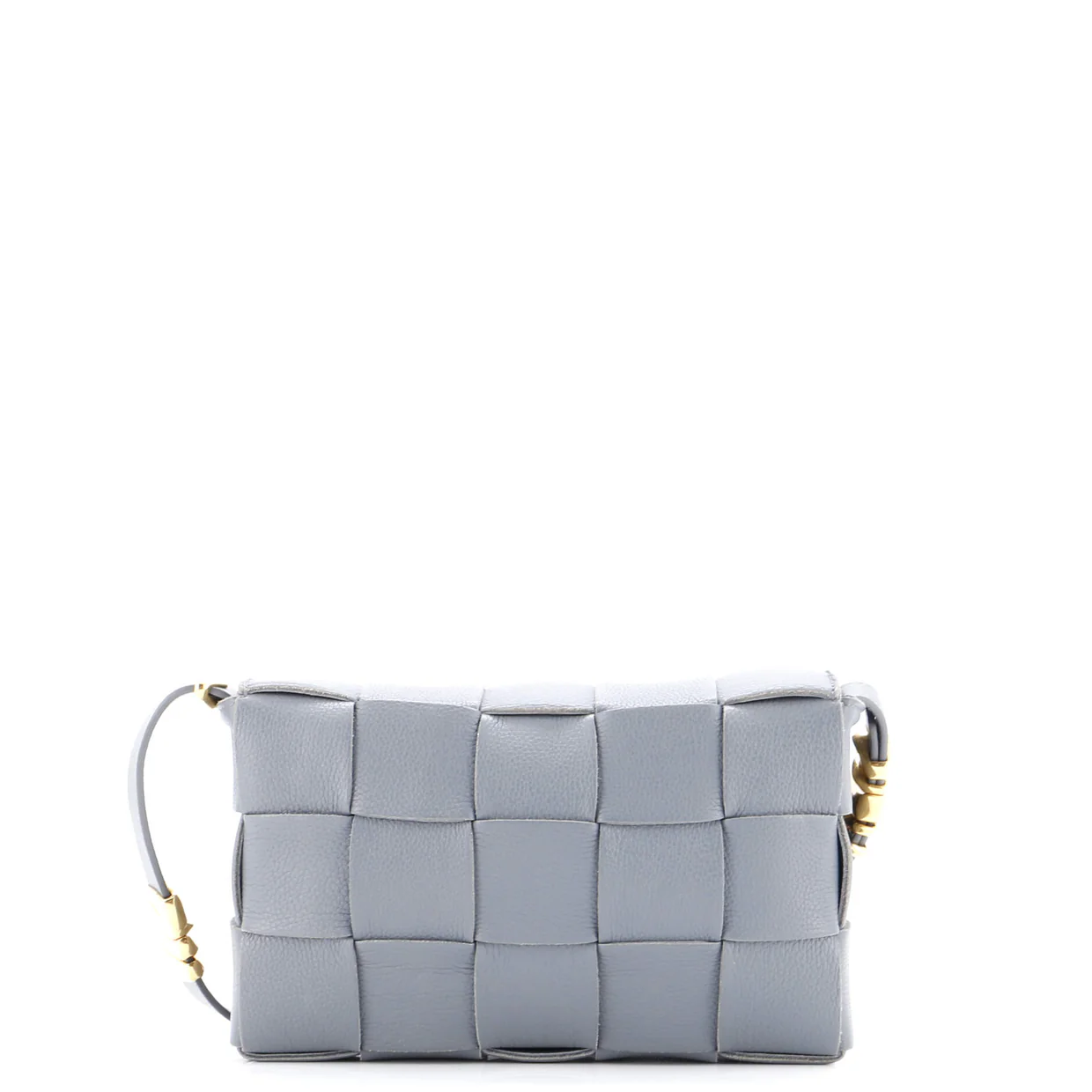 Cassette Crossbody Bag Maxi Intrecciato Grained Leather - Deep Luxury