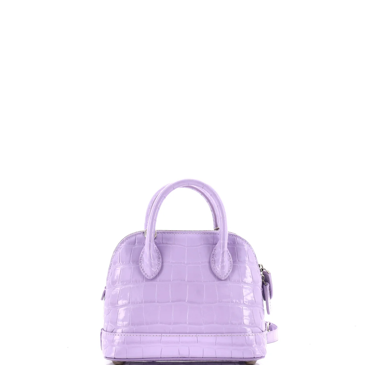 Logo Ville Bag Crocodile Embossed Leather XXS - Deep Luxury