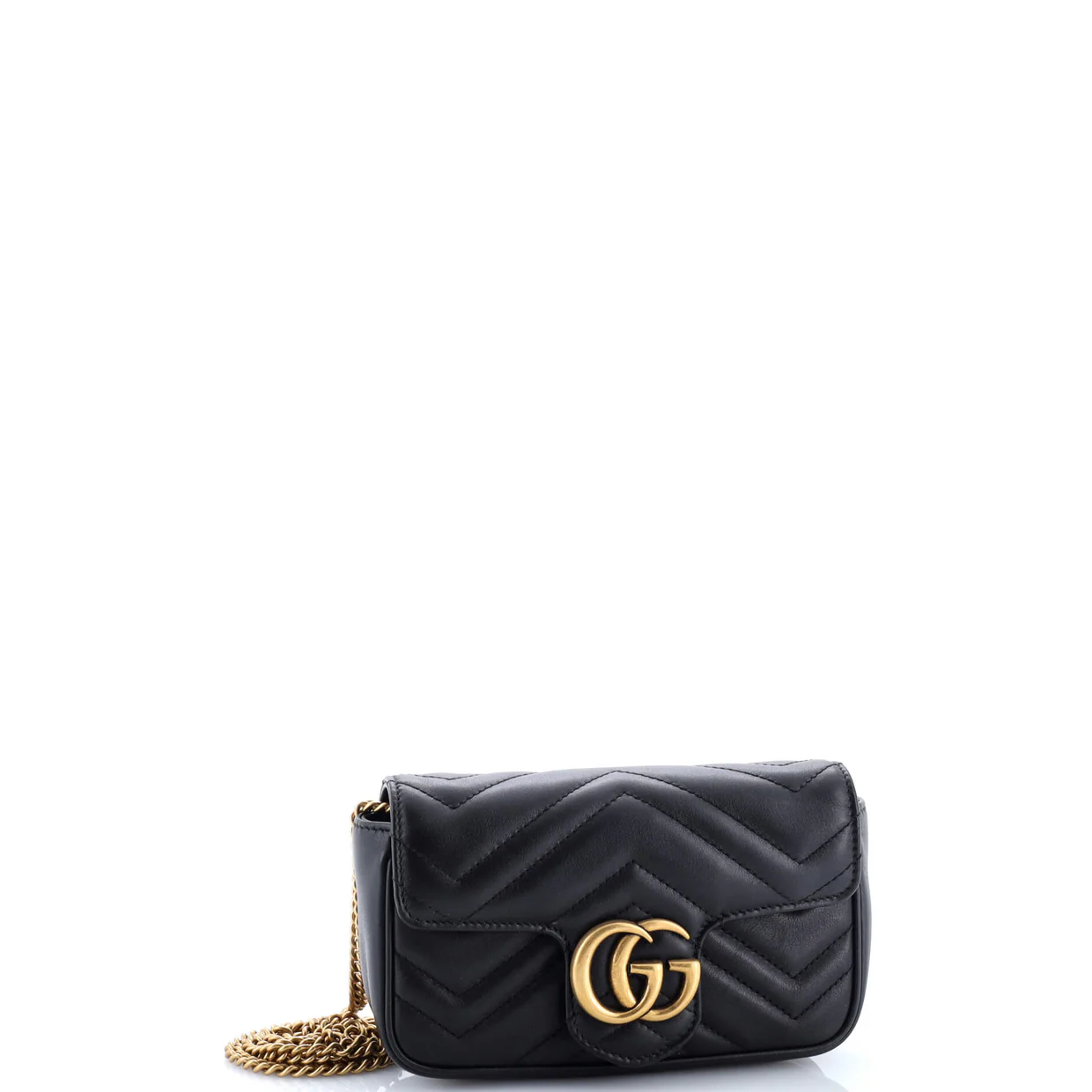 GG Marmont Flap Bag Matelasse Leather Super Mini - Deep Luxury
