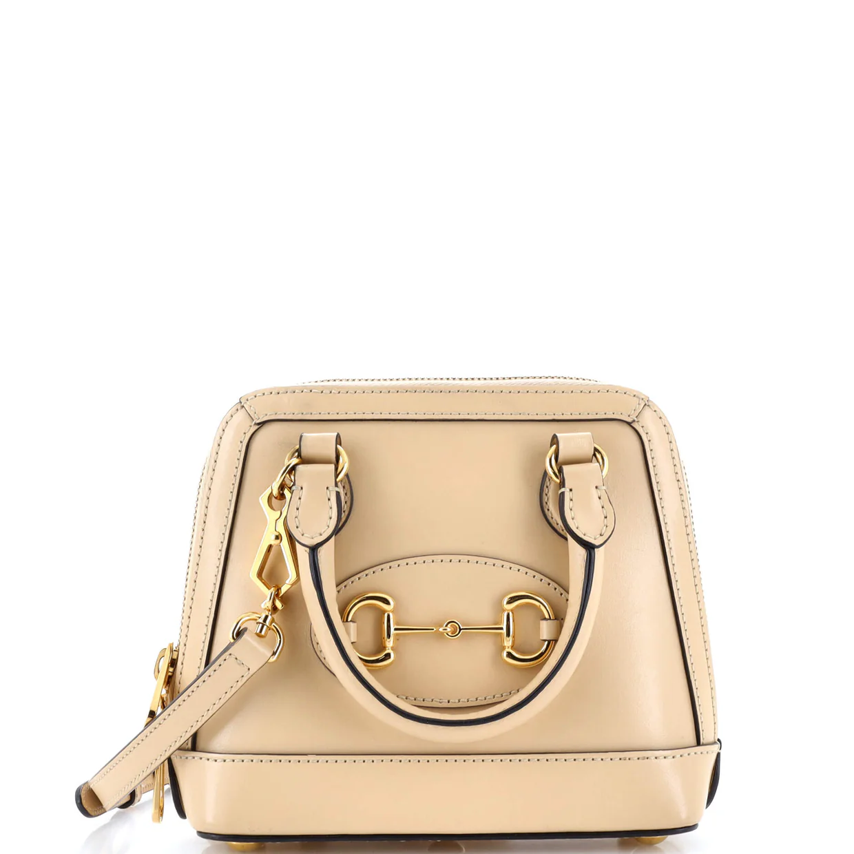 Horsebit 1955 Top Handle Bag Leather Mini - Deep Luxury