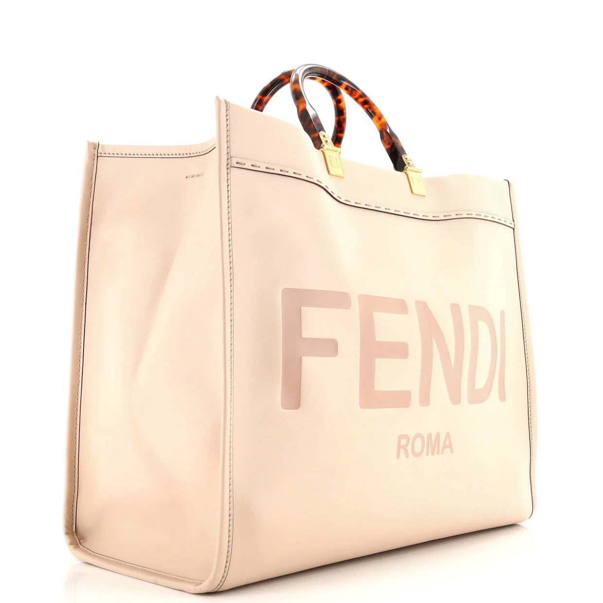 Sunshine Shopper Tote Leather Large - Deep Luxury