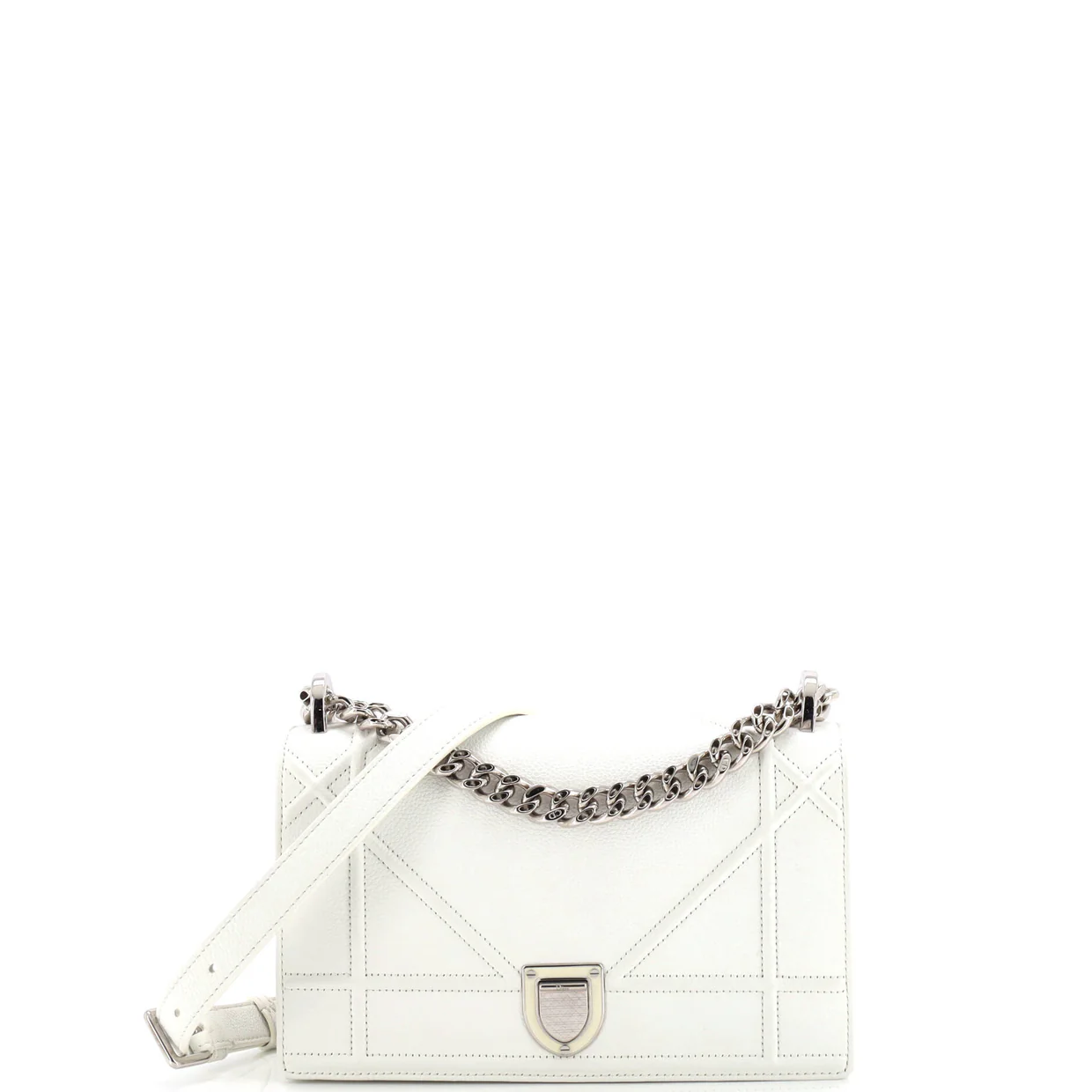 Diorama Flap Bag Grained Calfskin Small - Deep Luxury