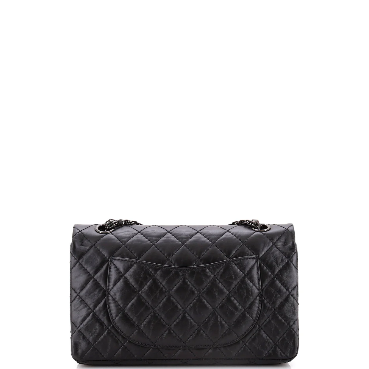 So Black Reissue 2.55 Flap Bag Quilted Aged Calfskin 225 - Deep Luxury