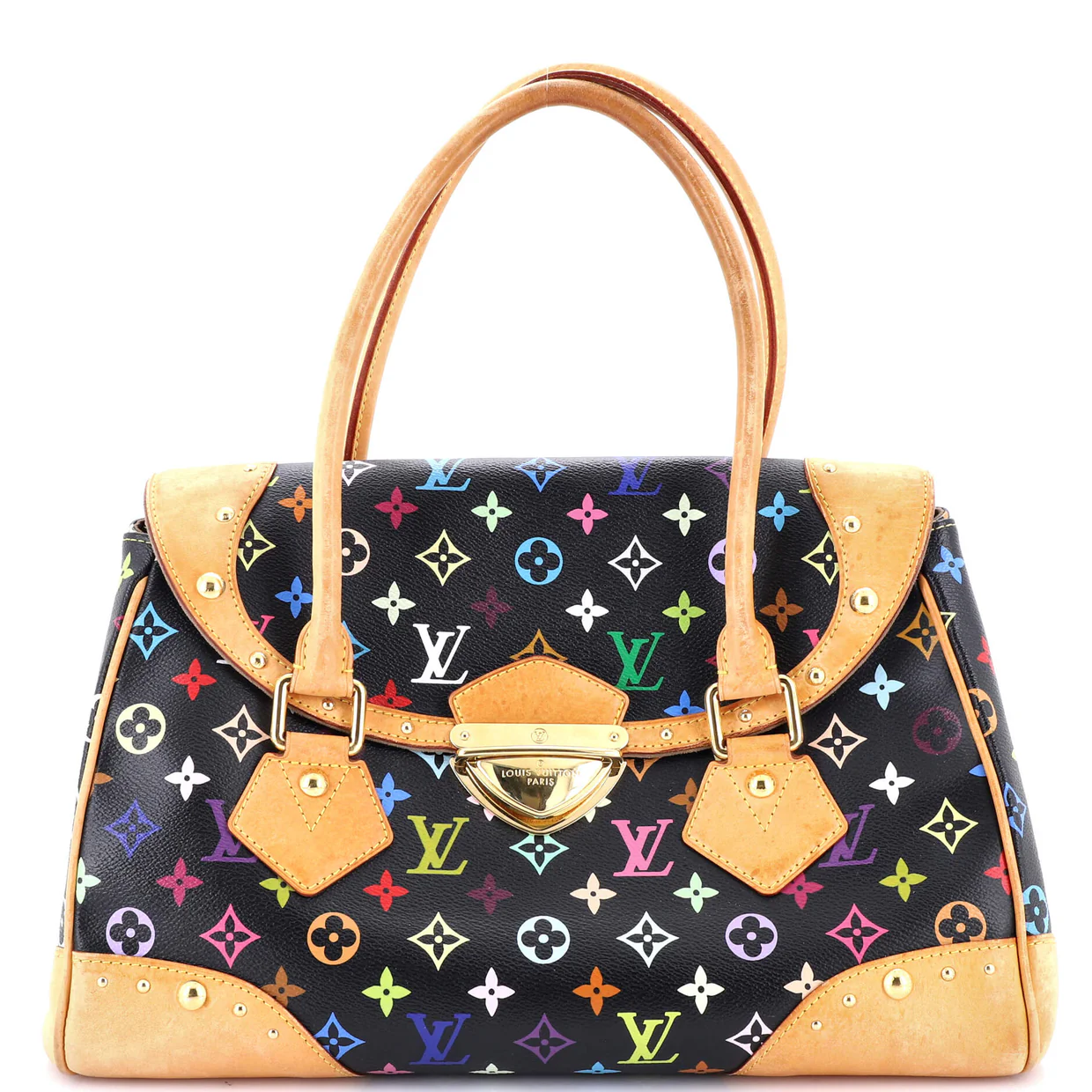 Beverly Handbag Monogram Multicolor GM - Deep Luxury