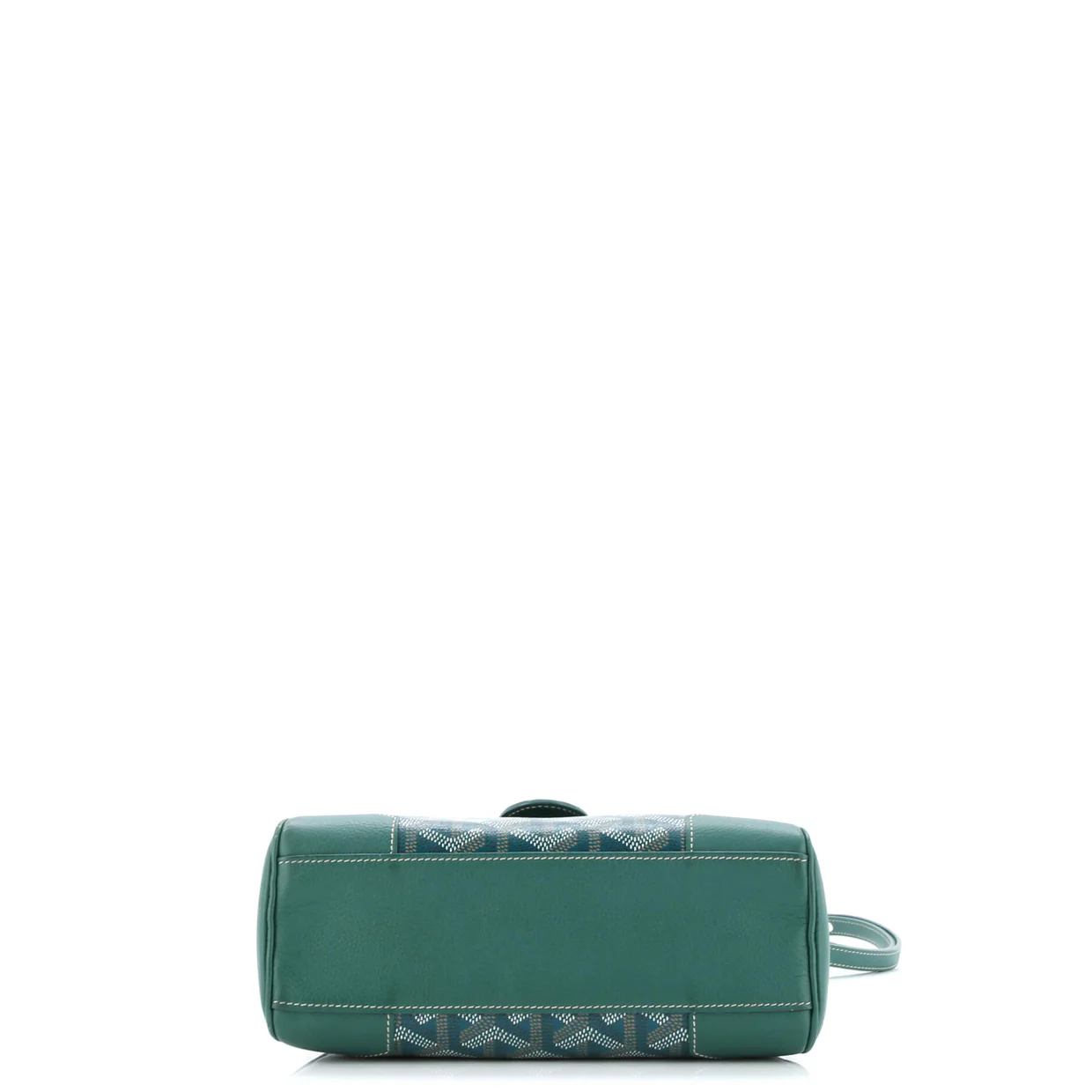 Saigon Top Handle Bag Coated Canvas with Leather Mini - Deep Luxury