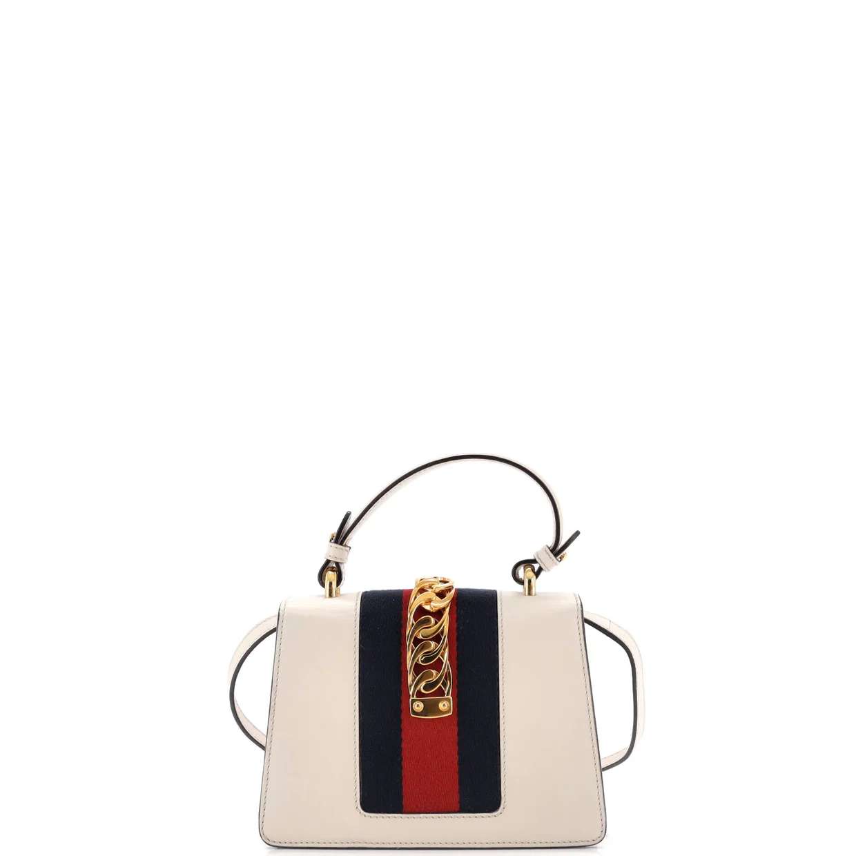 Sylvie Top Handle Bag Leather Mini - Deep Luxury