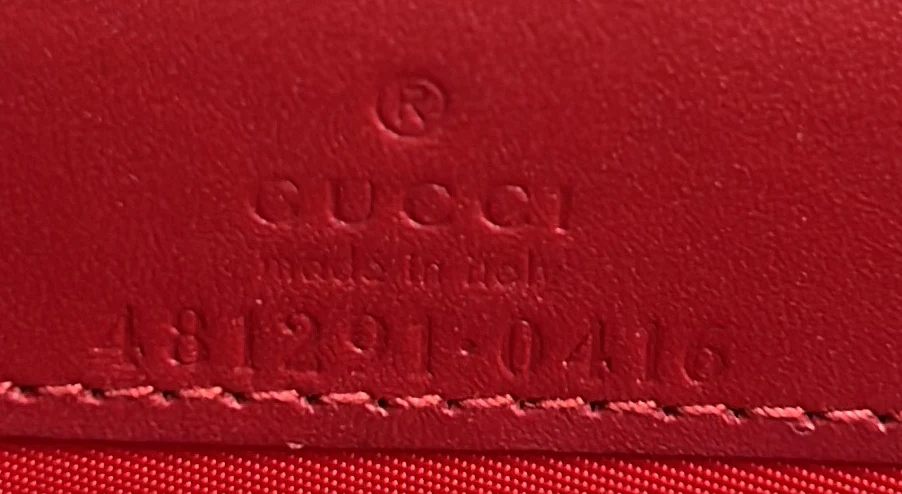 Cherries Wallet on Chain GG Coated Canvas Mini - Deep Luxury
