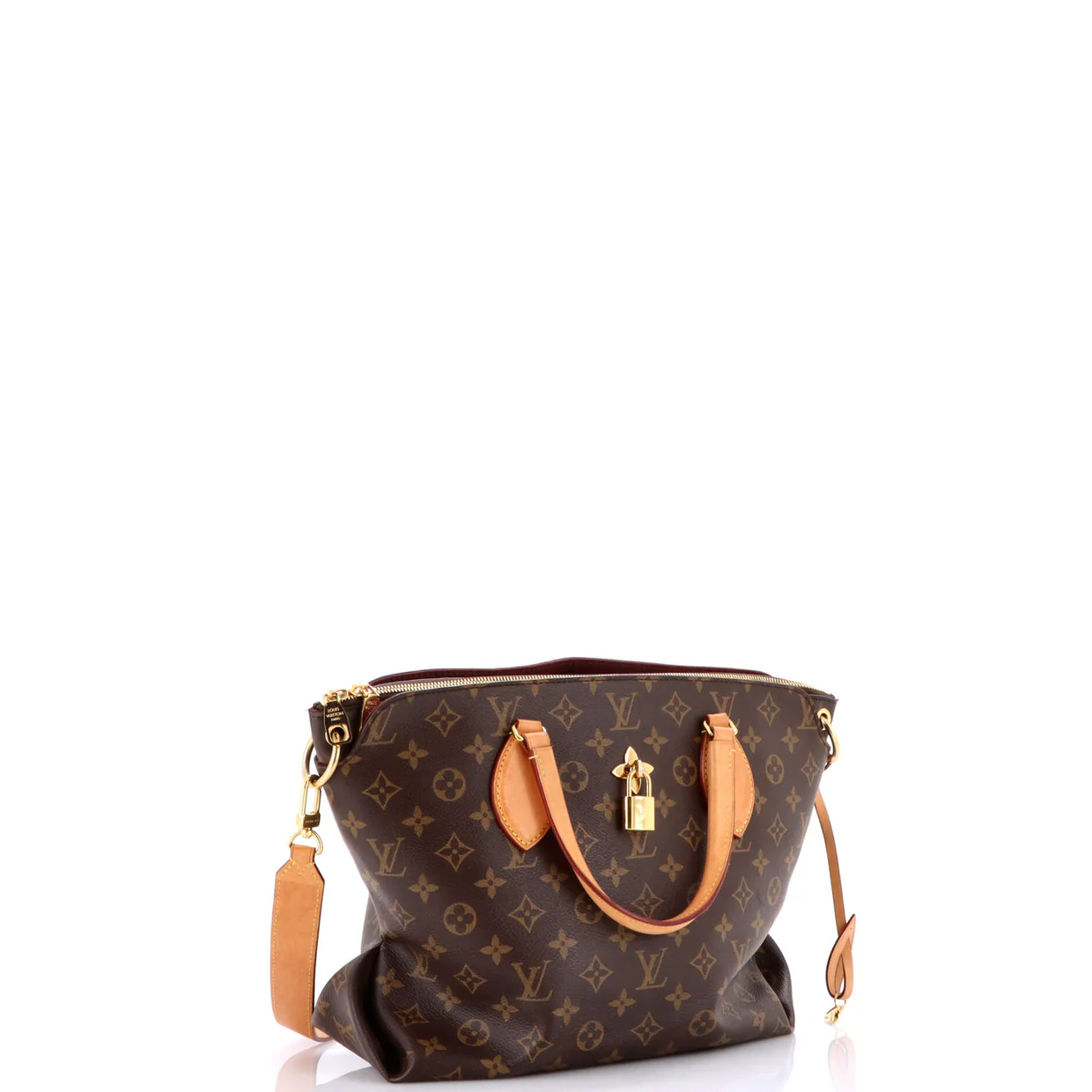 Flower Zipped Tote Monogram Canvas MM - Deep Luxury