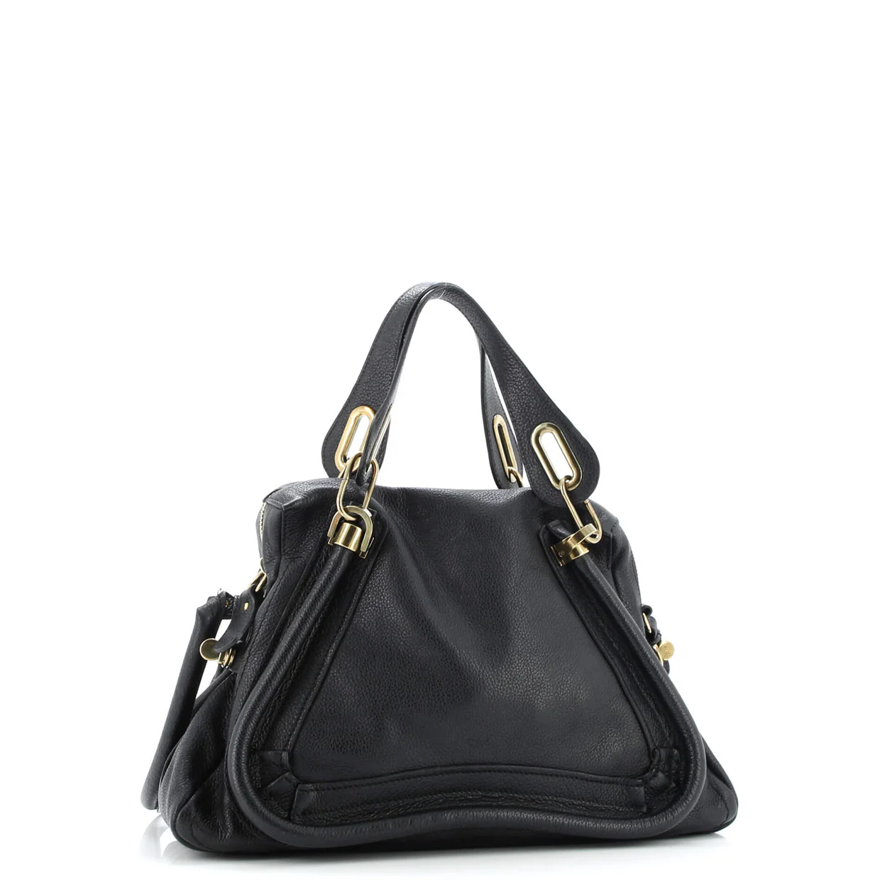 Paraty Top Handle Bag Leather Medium - Deep Luxury