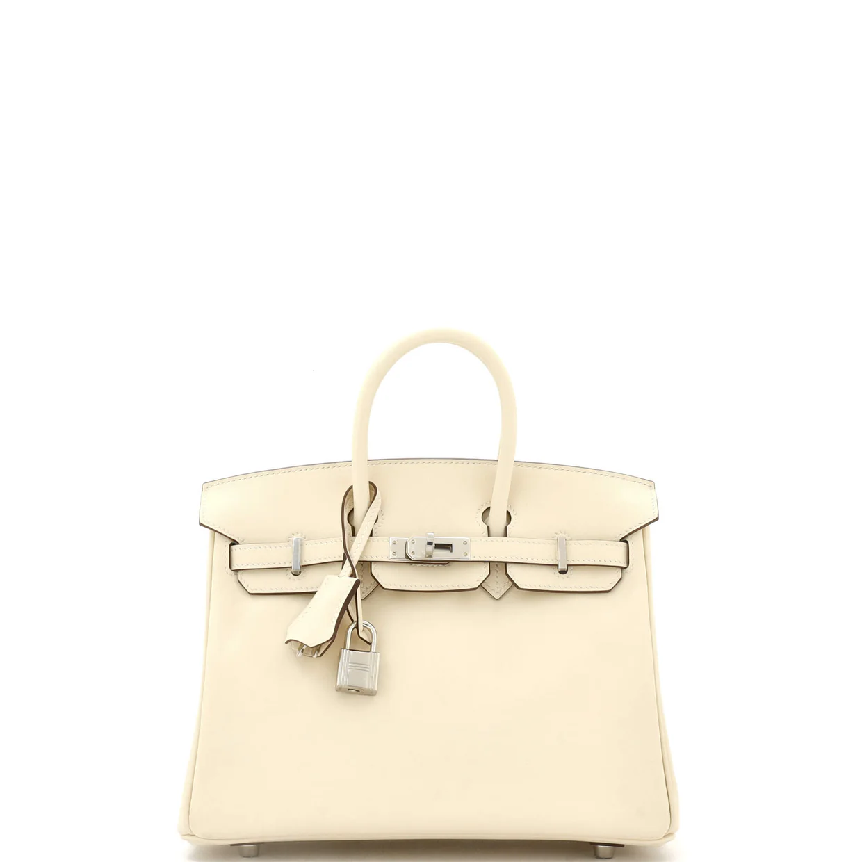 Birkin Handbag Light Swift with Palladium Hardware 25 - Deep Luxury