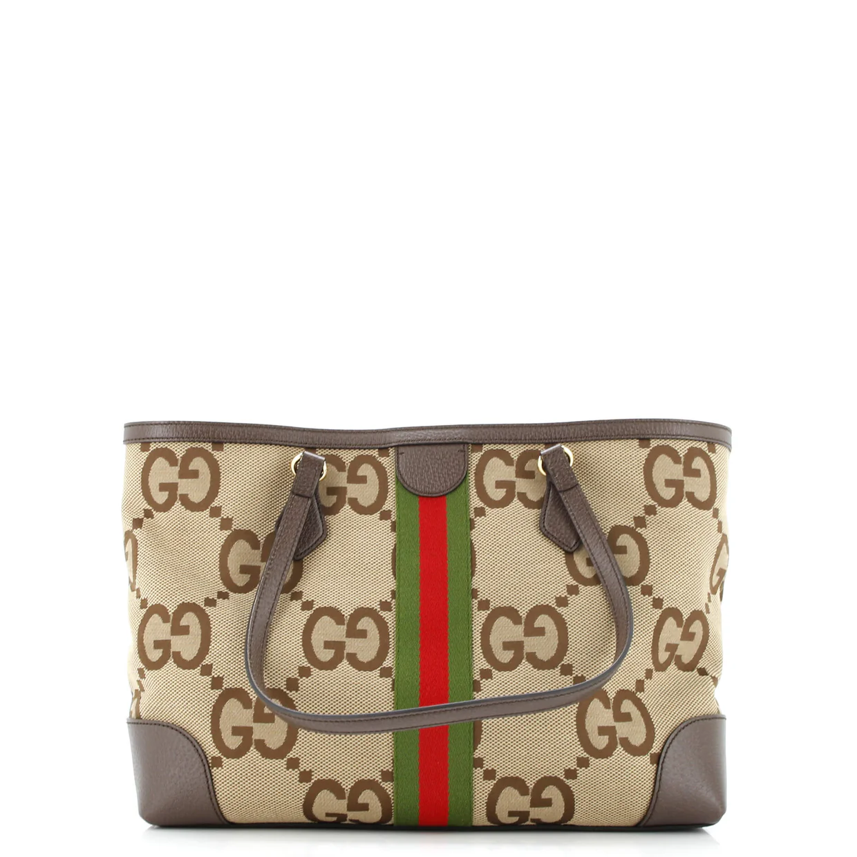 Ophidia Shopping Tote Jumbo GG Canvas Medium - Deep Luxury