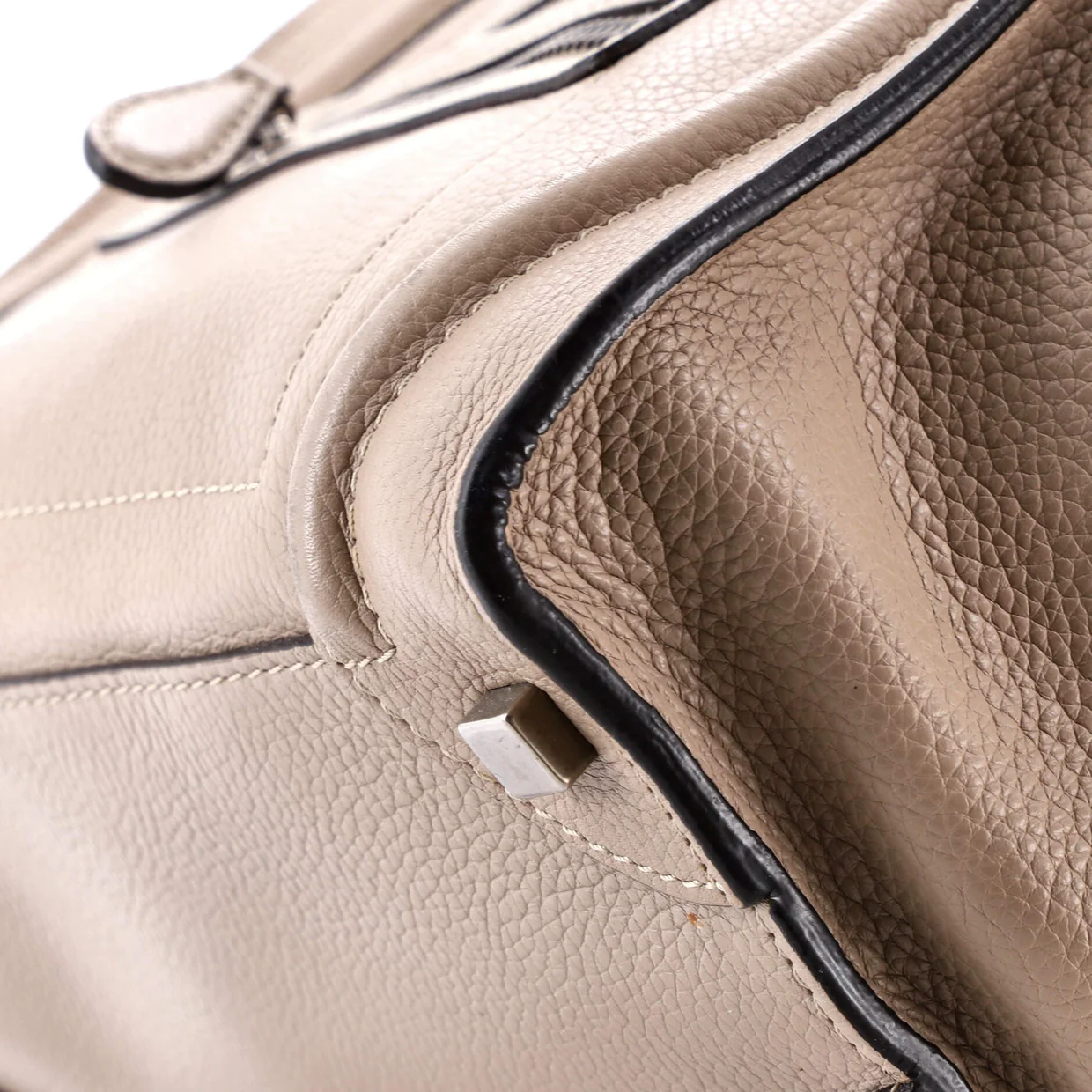 Luggage Bag Grainy Leather Micro - Deep Luxury