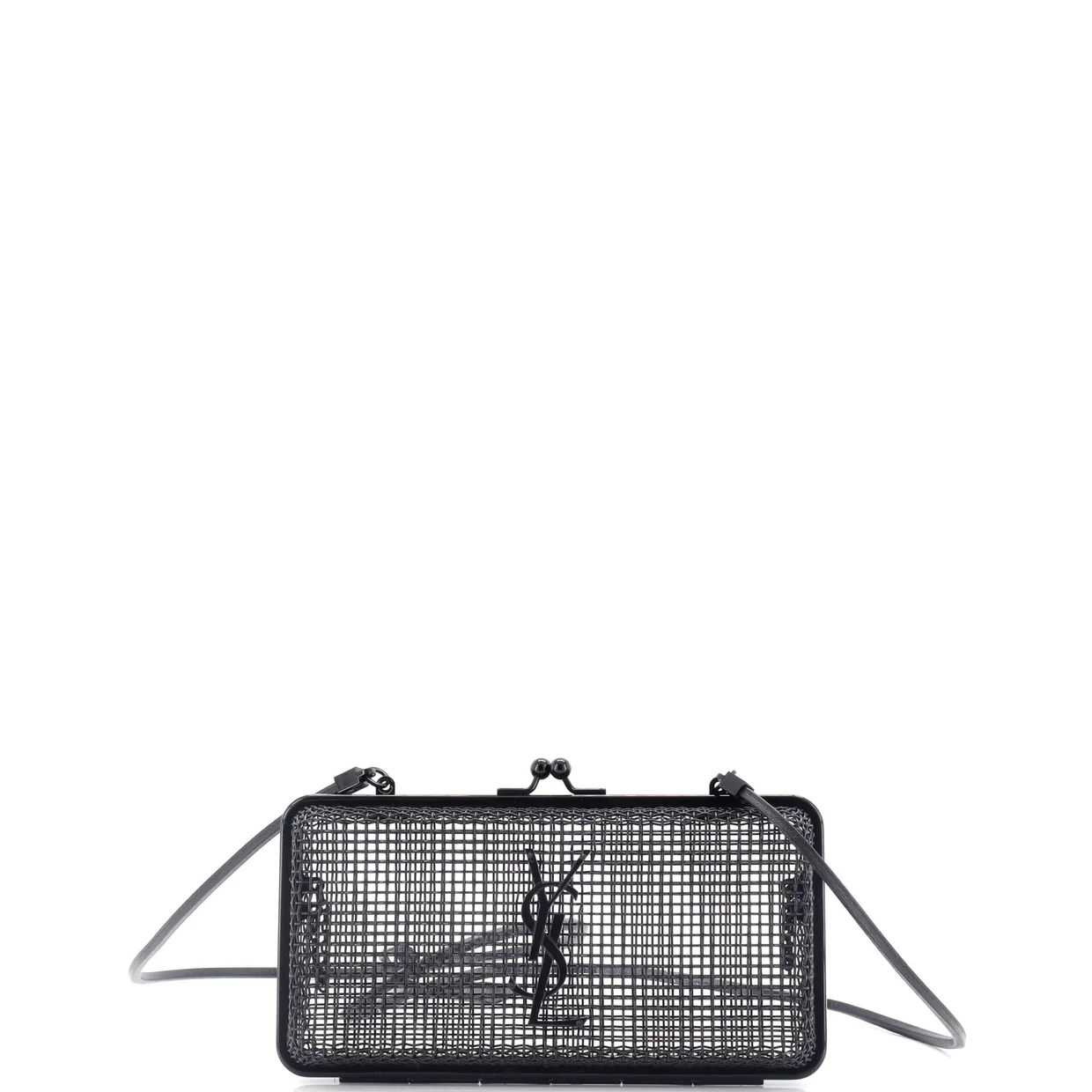 Monogram Evening Cage Minaudiere Metal with Leather - Deep Luxury