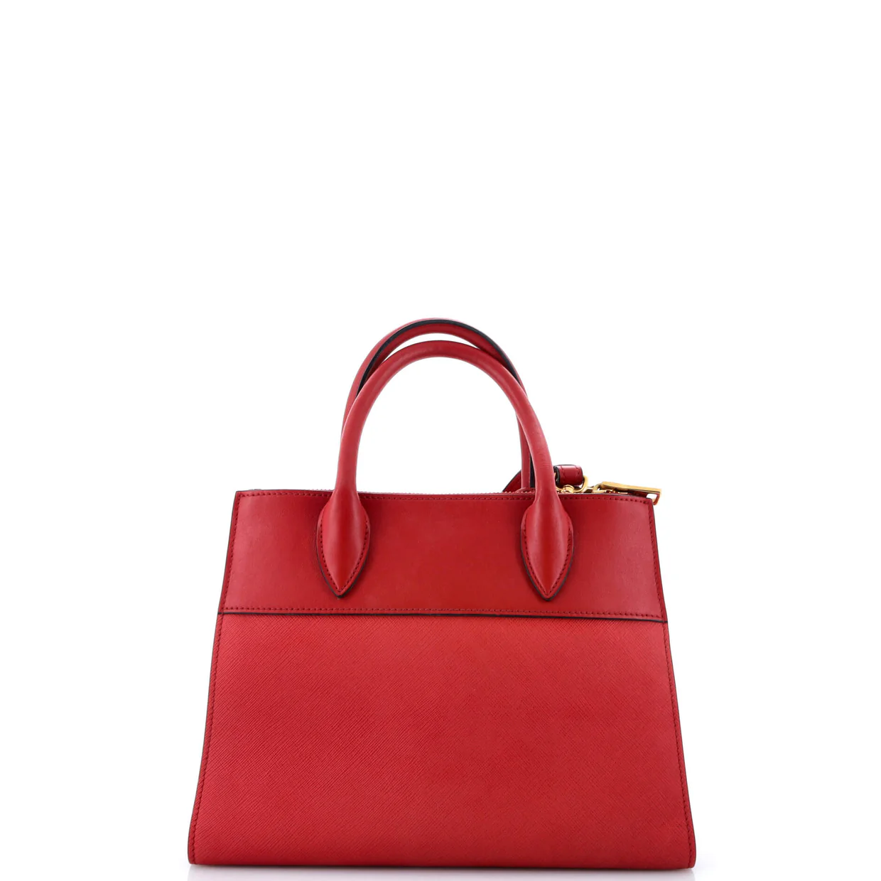 Paradigme Tote Saffiano with City Calf Small - Deep Luxury