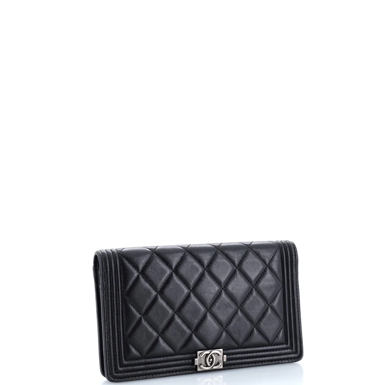 Boy Wallet on Chain Quilted Lambskin - Deep Luxury