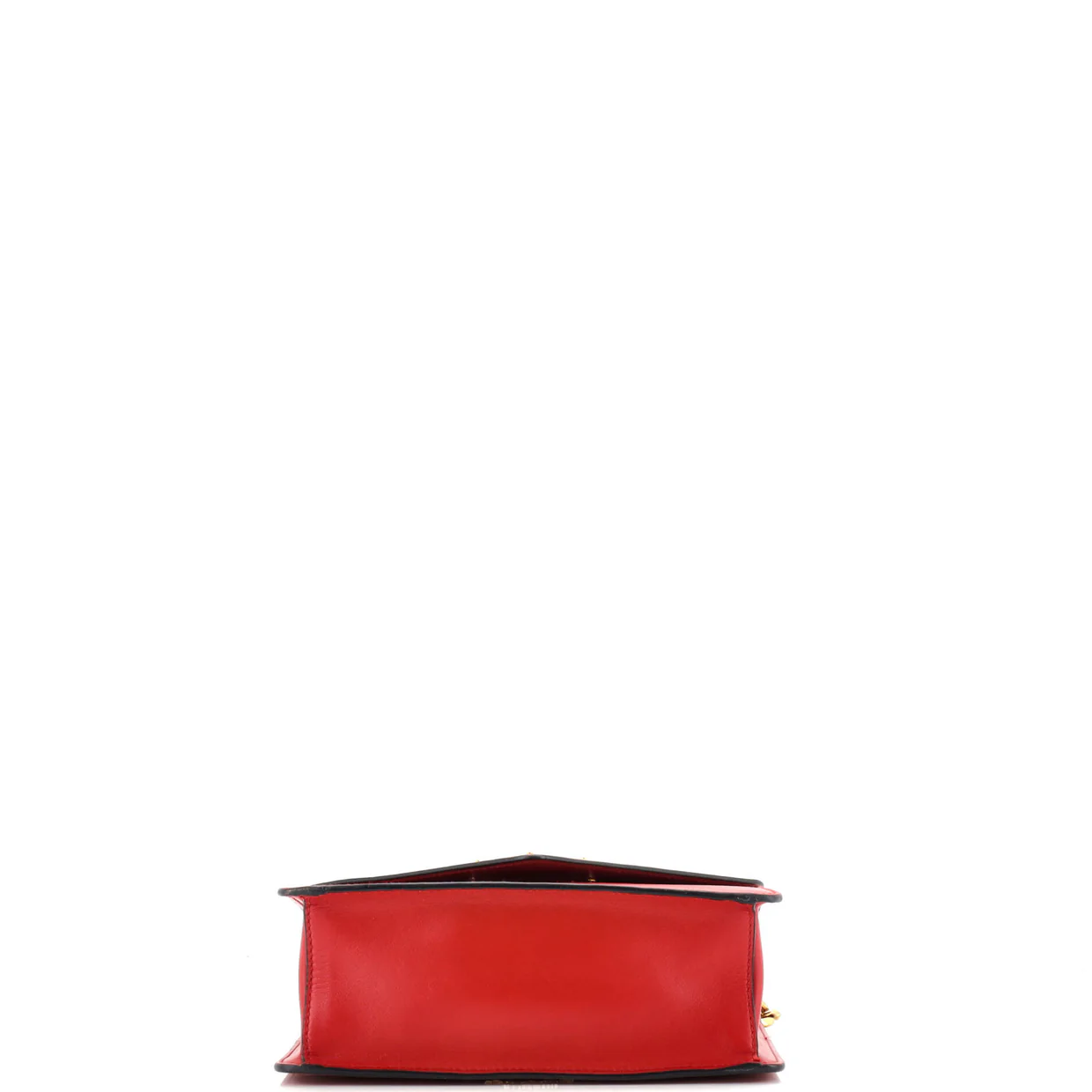 Envelope Flap Chain Shoulder bag Saffiano Leather Small - Deep Luxury