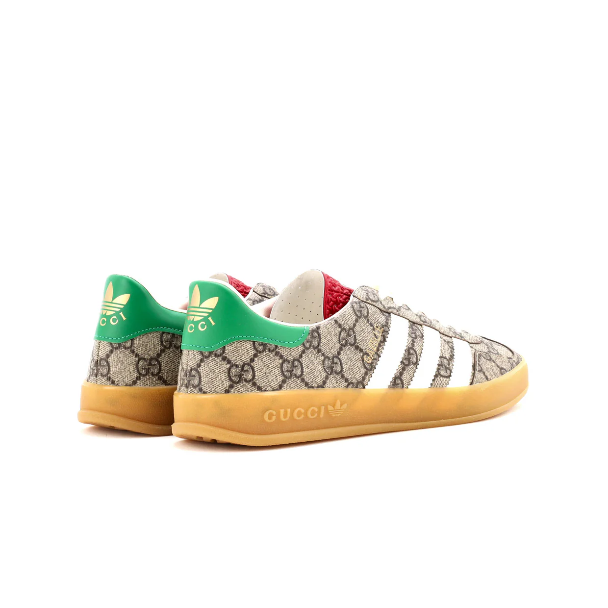 x Adidas Women's Gazelle Sneakers GG Coated Canvas - Deep Luxury