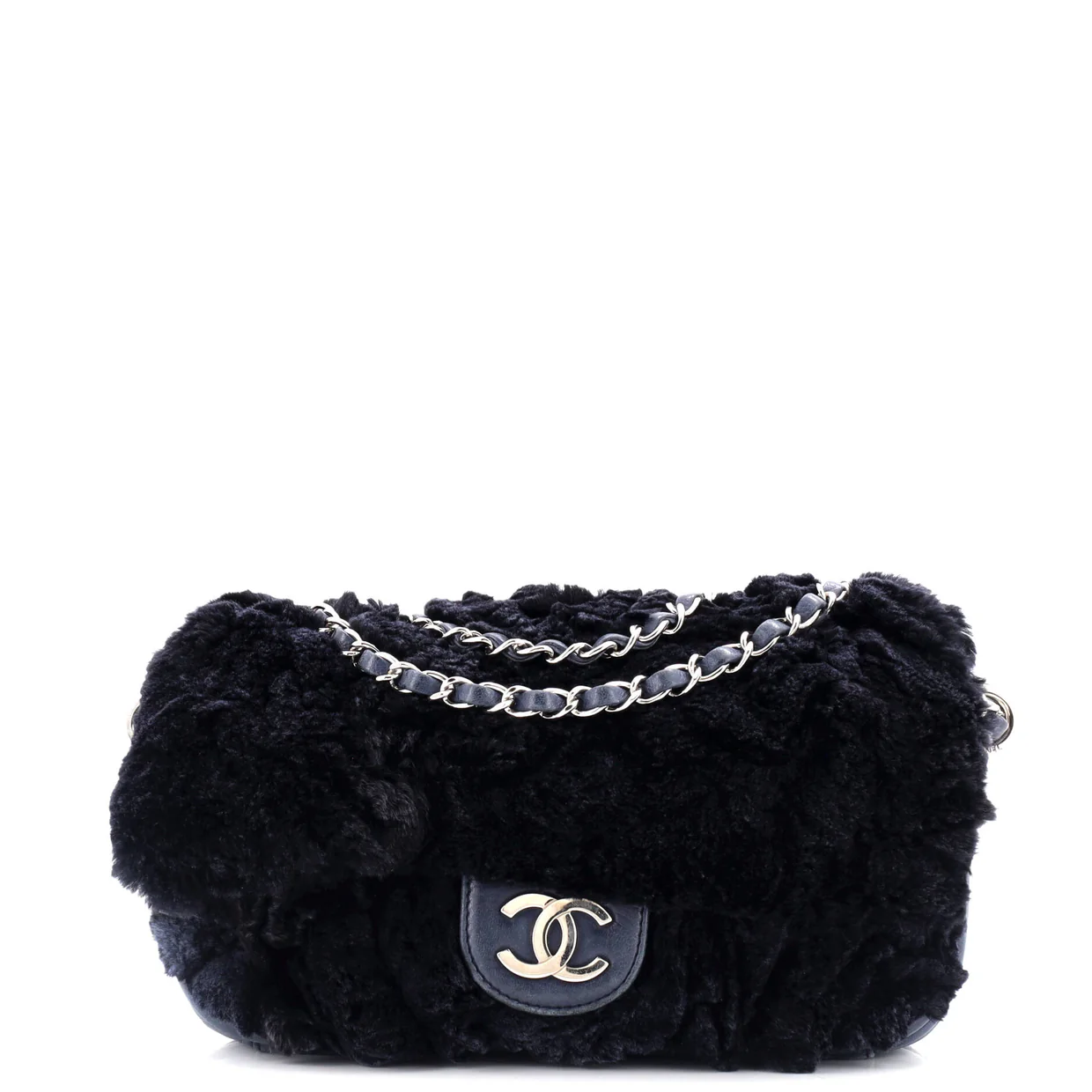 Vintage CC Flap Bag Lapin Fur Medium - Deep Luxury
