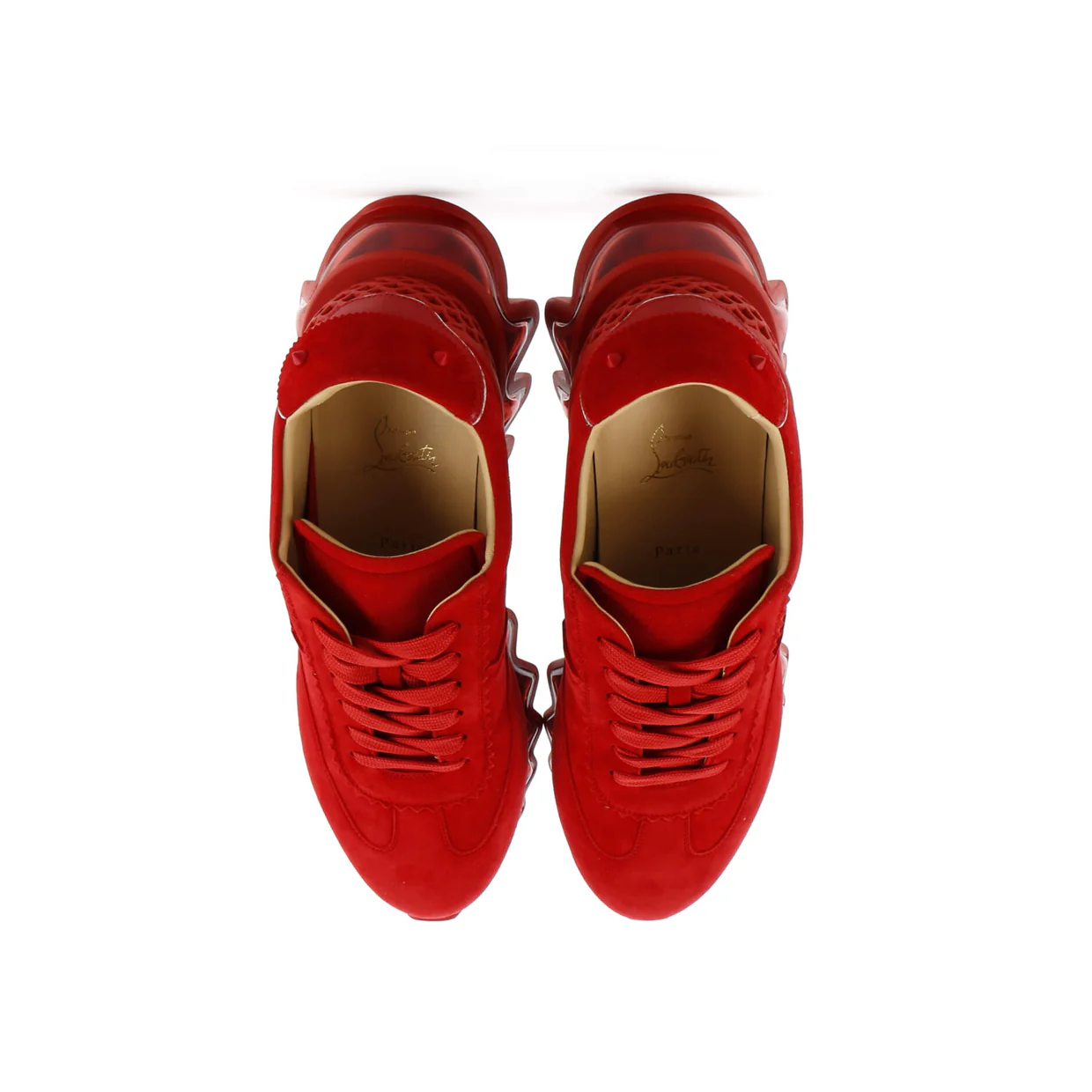 Loubishark Sneakers Suede - Deep Luxury
