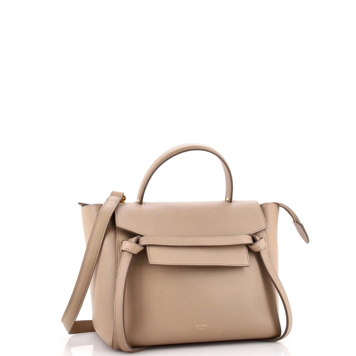 Belt Bag Textured Leather Micro - Deep Luxury