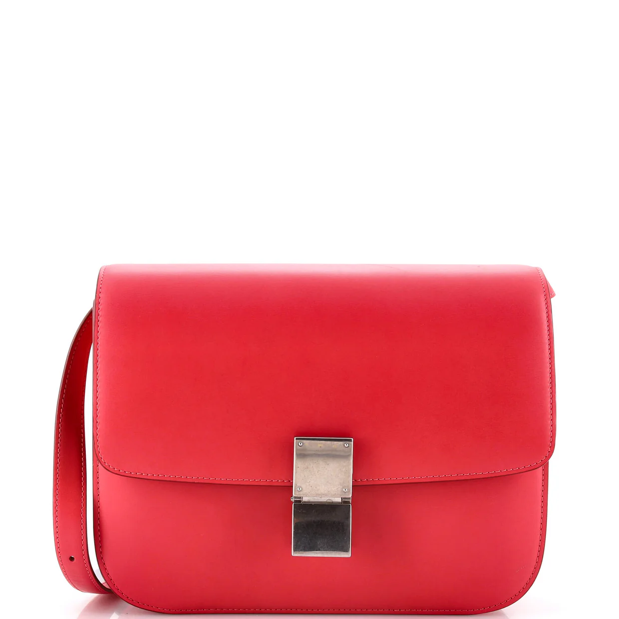 Classic Box Bag Smooth Leather Medium - Deep Luxury