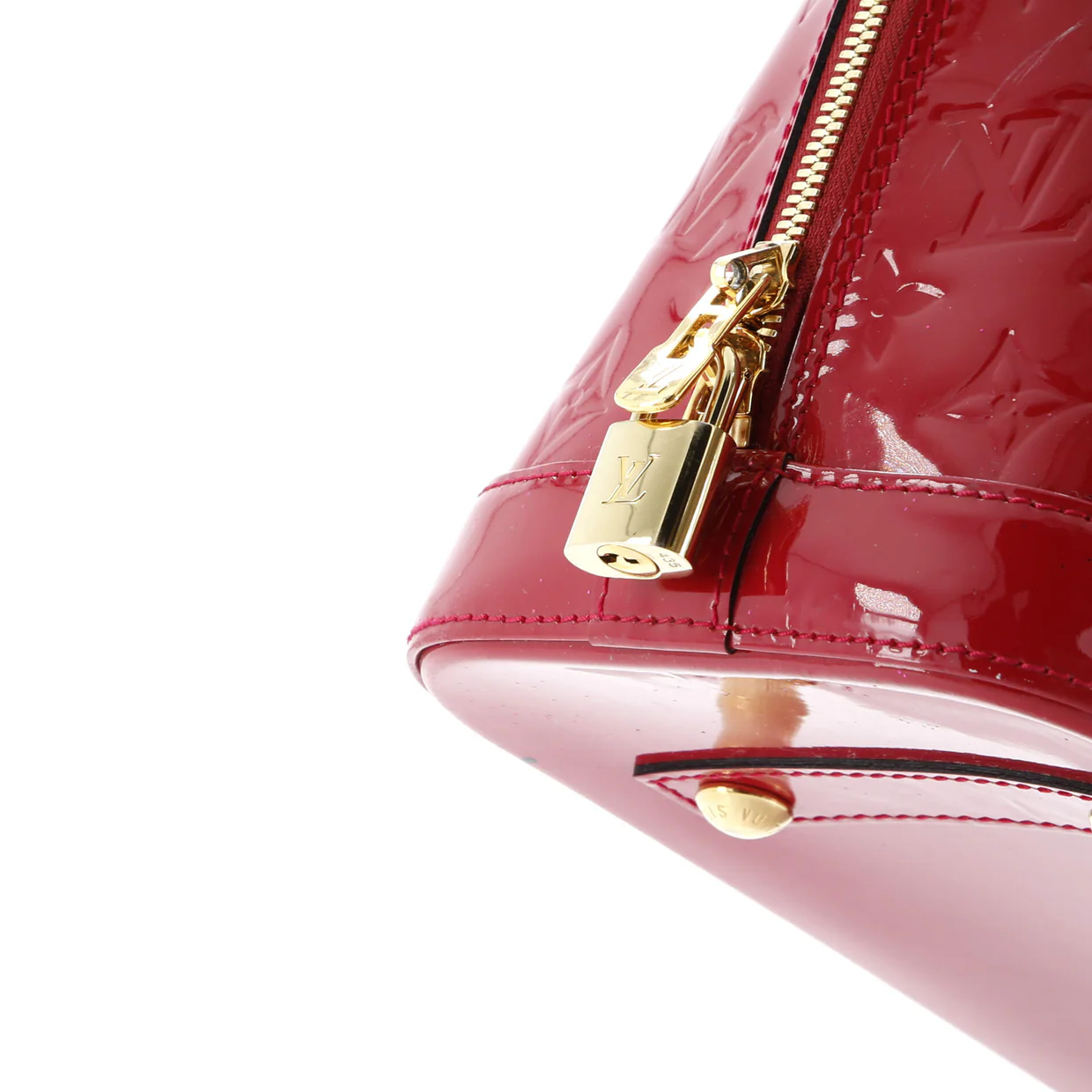 Alma Handbag Monogram Vernis PM - Deep Luxury